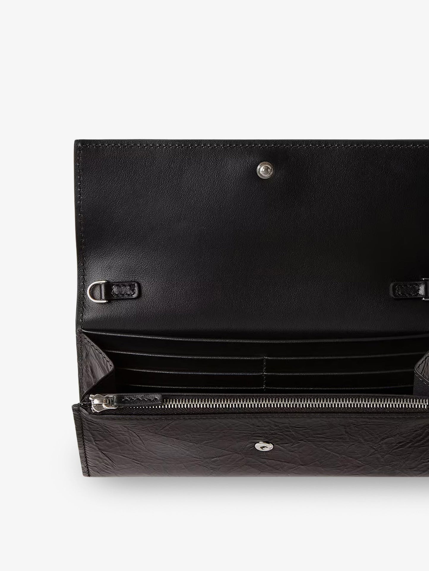 Fendi Women Continental Crackled Leather Wallet FENDI