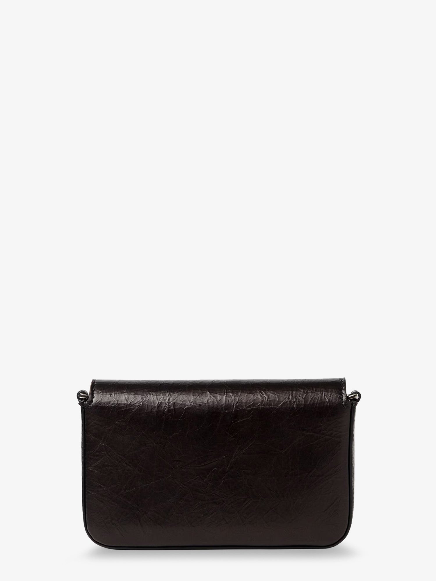 Fendi Women Crackled Leather Wallet On Chain Tube Crossbody Bag FENDI