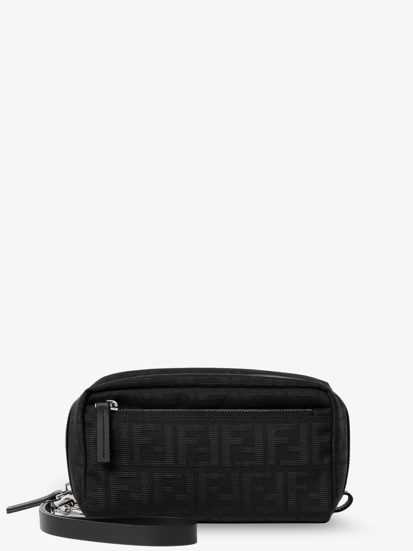 Fendi Men Ff Zucca Jacquard Fabric Clutch Bag FENDI