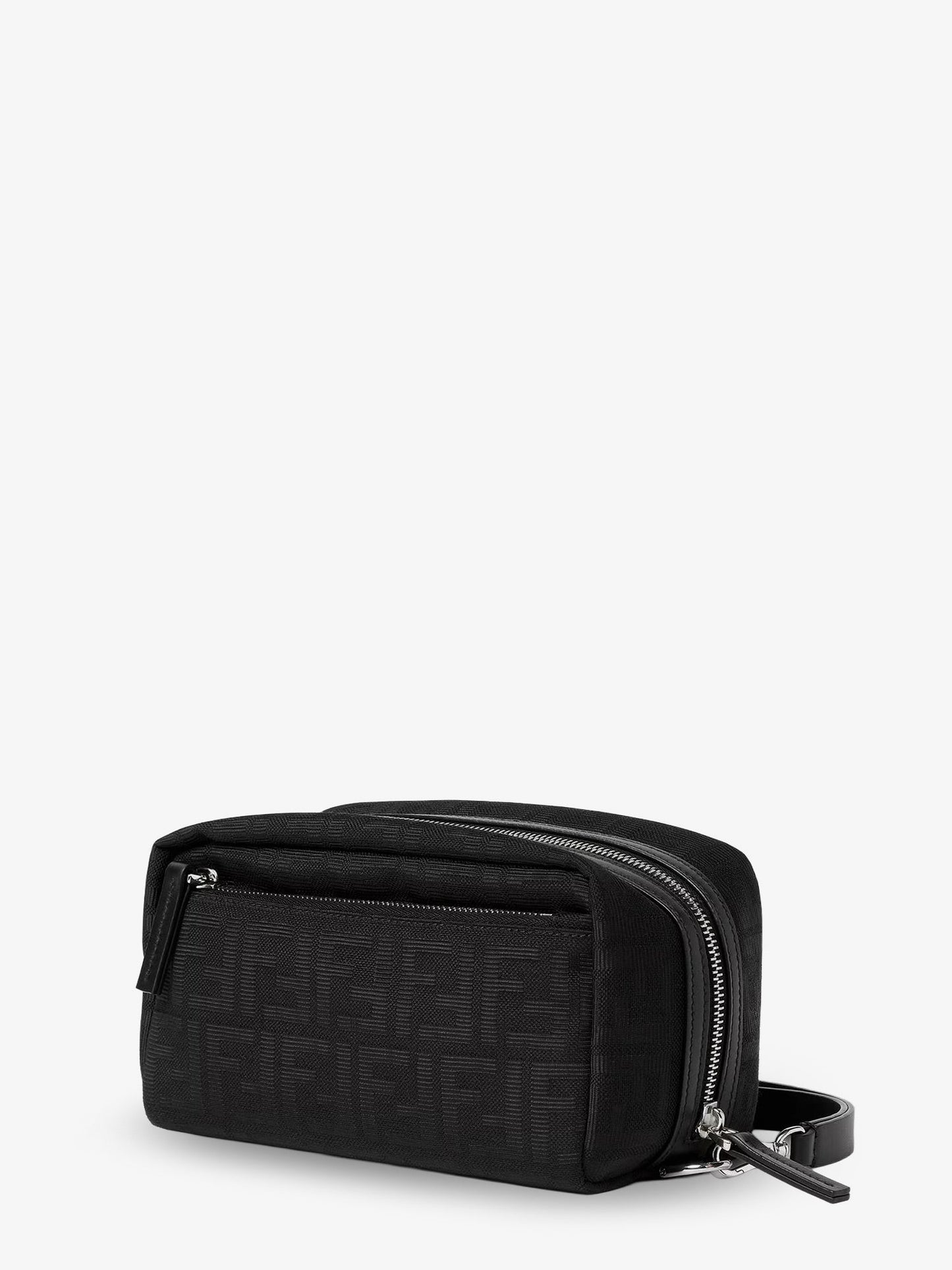 Fendi Men Ff Zucca Jacquard Fabric Clutch Bag FENDI