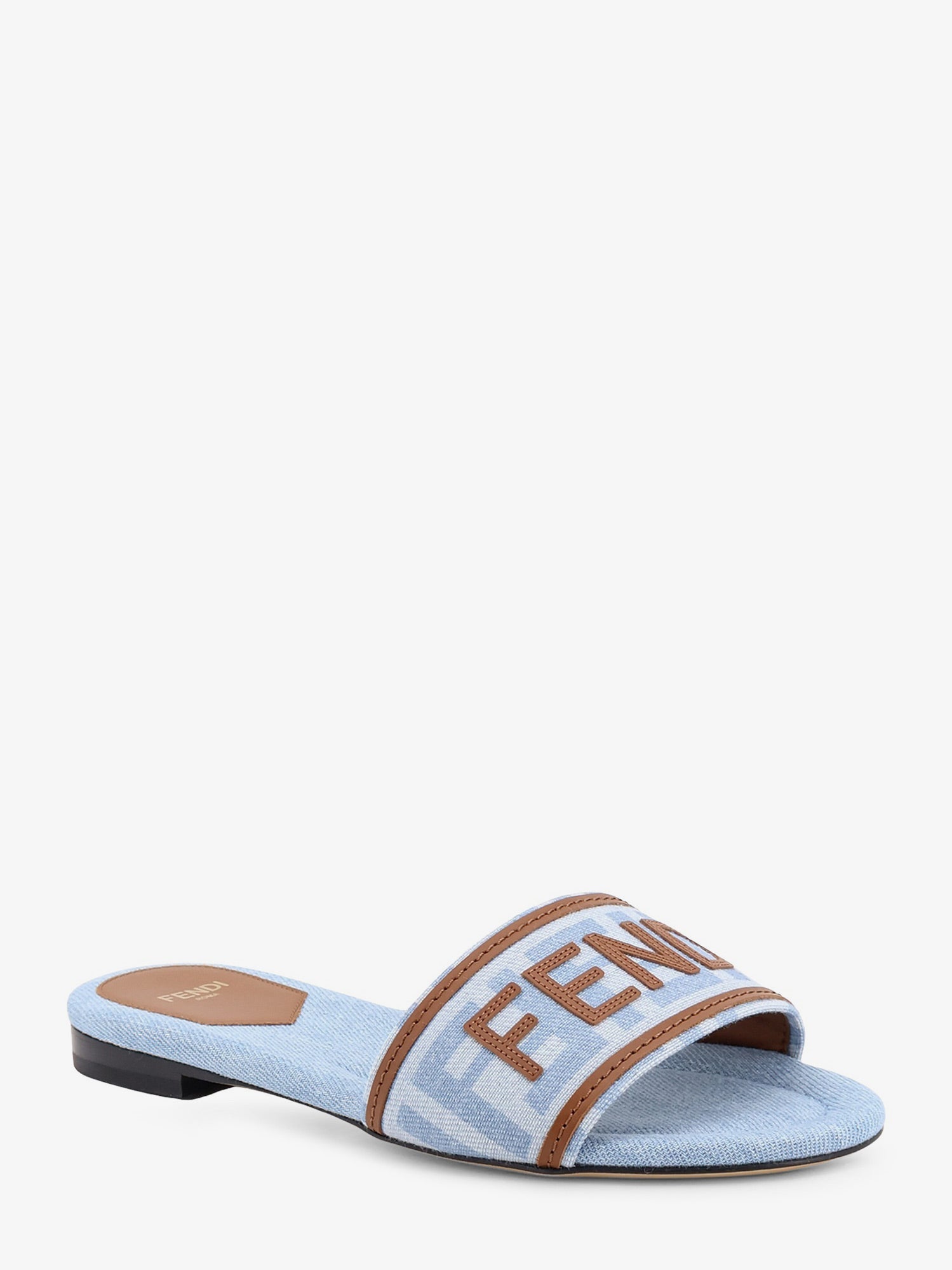 Fendi Women Sunshine Ff Denim Sandals FENDI