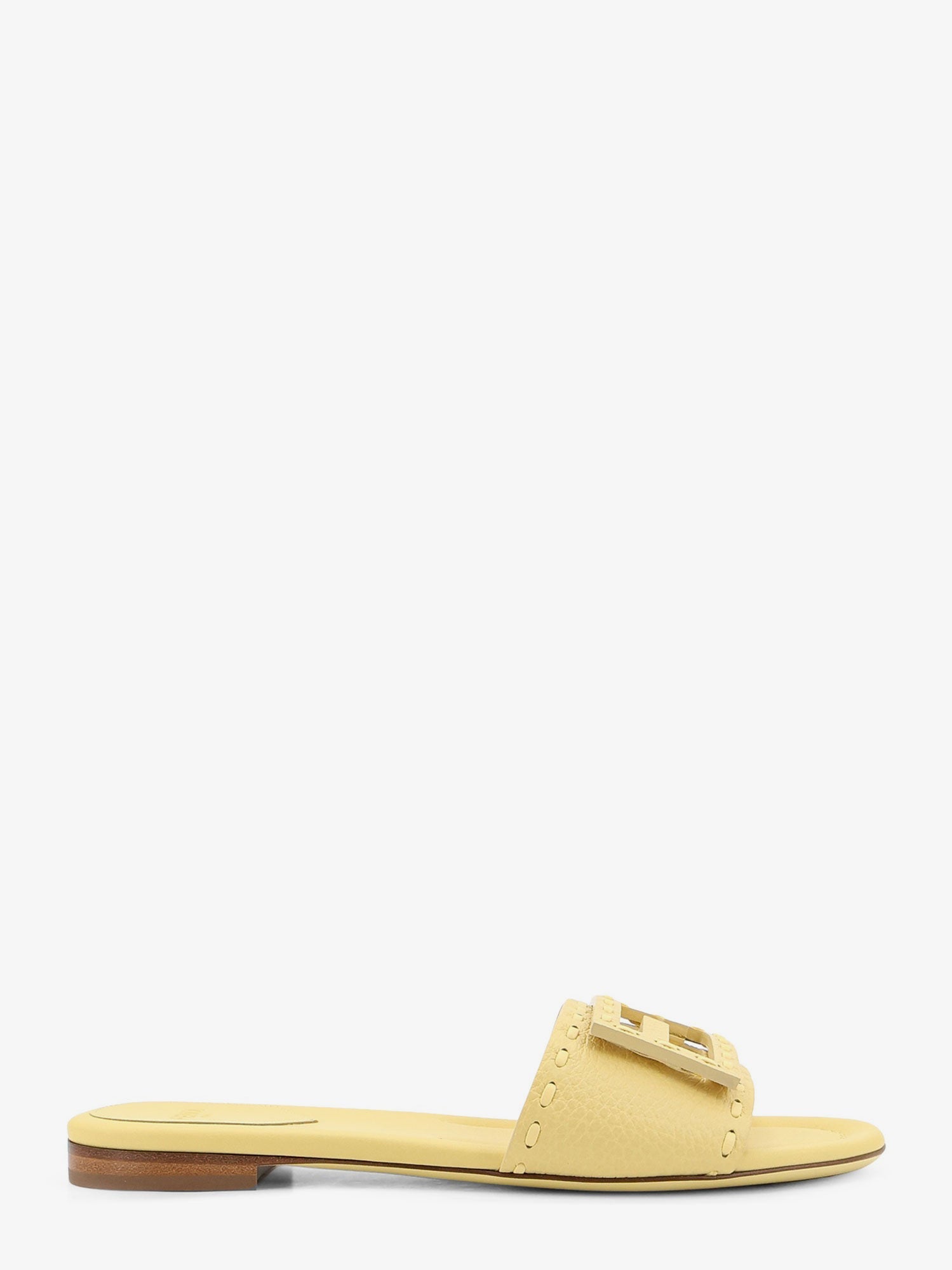 Fendi Women Leather Tube Sandals FENDI