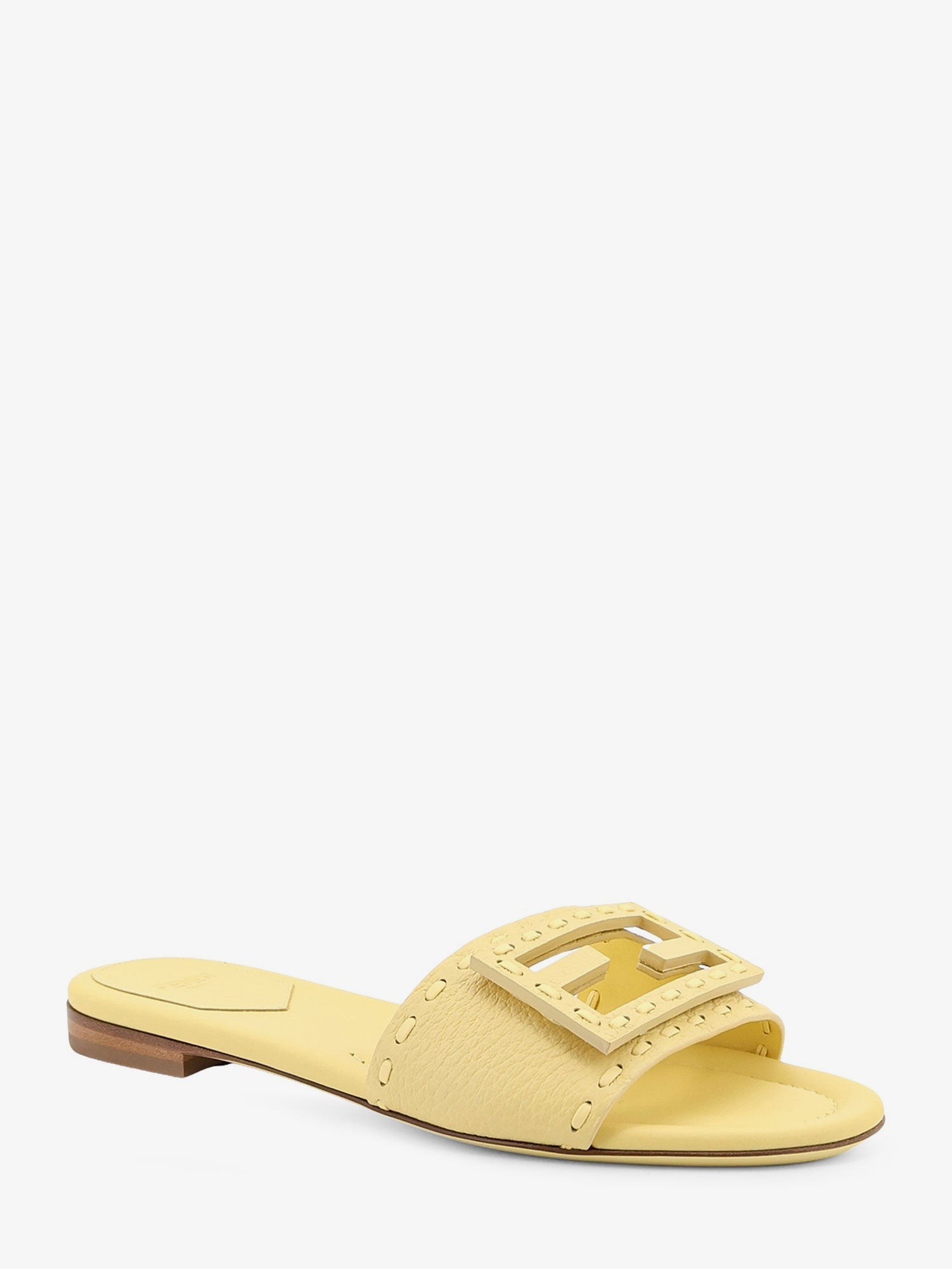 Fendi Women Leather Tube Sandals FENDI