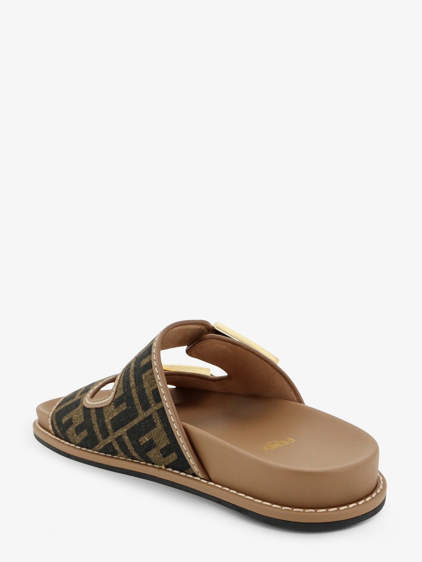 Fendi Women Feel Ff Fabric Sandals FENDI
