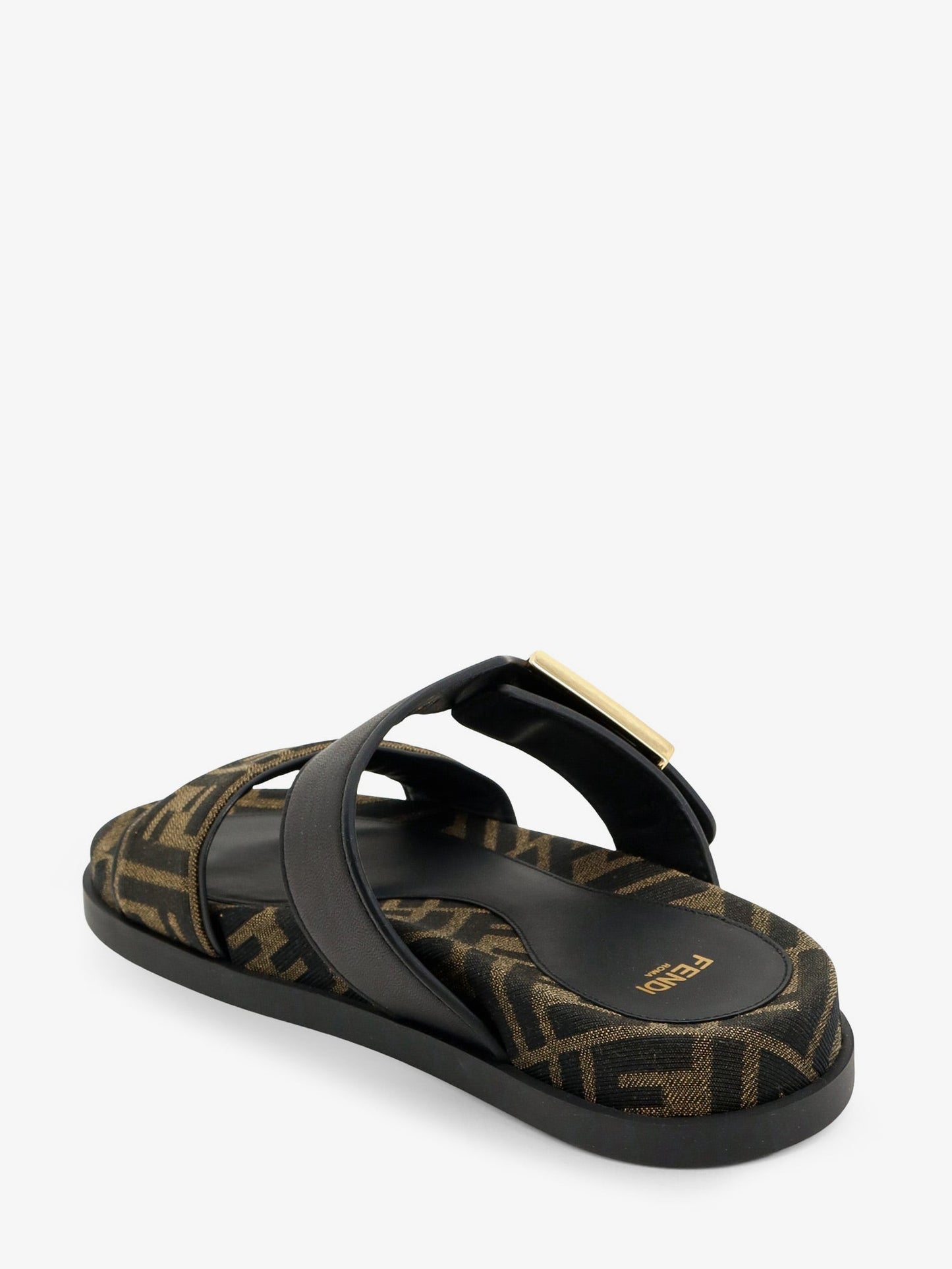 Fendi Women Feel Ff Fabric Sandals FENDI
