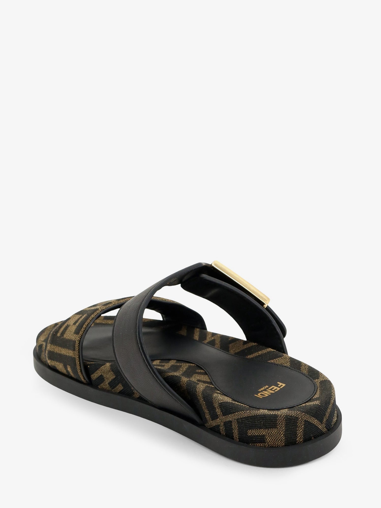 Fendi Women Feel Ff Fabric Sandals FENDI