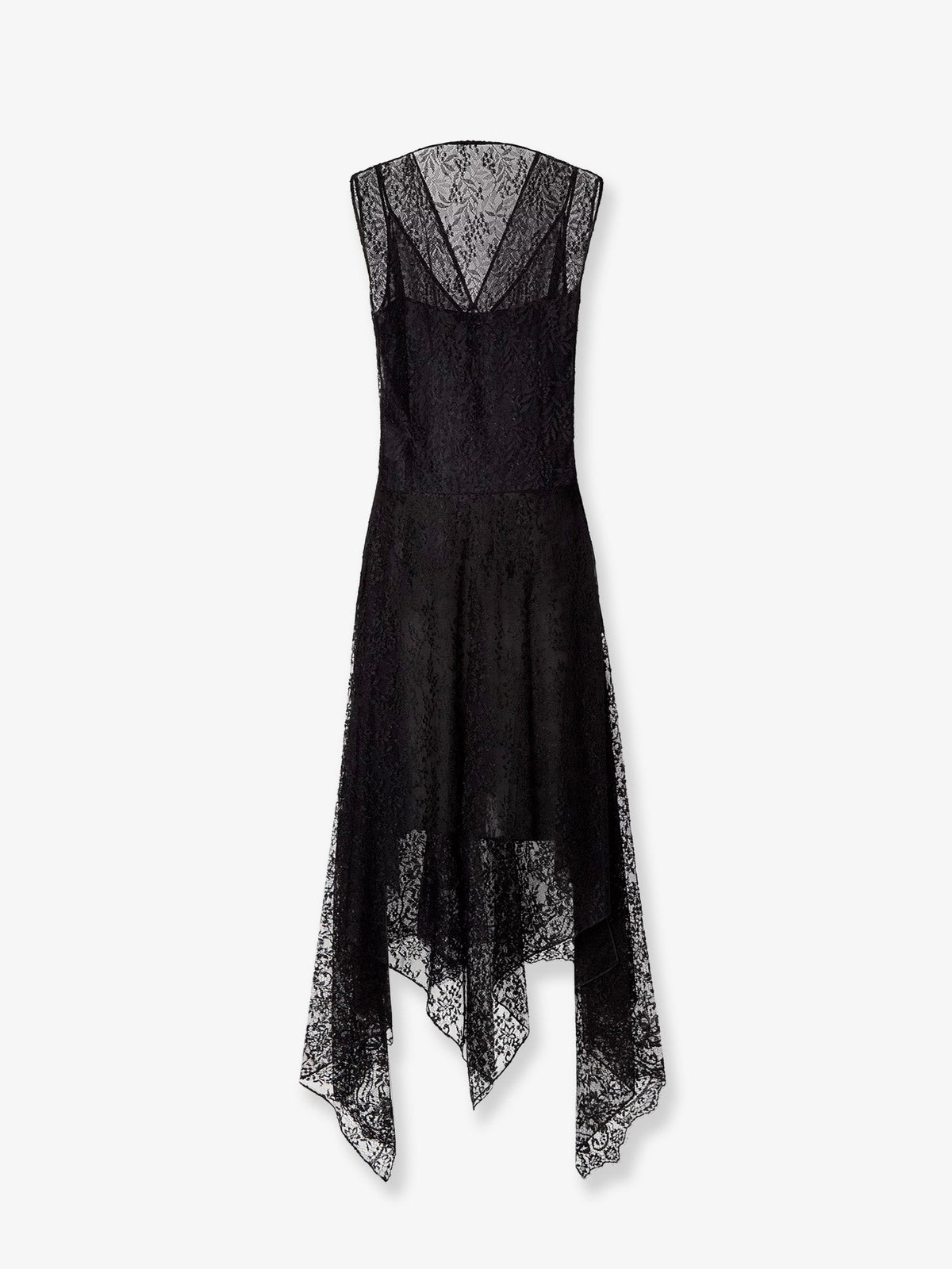 Fendi Women Black "Flowers And Berries" Lace Dress FENDI