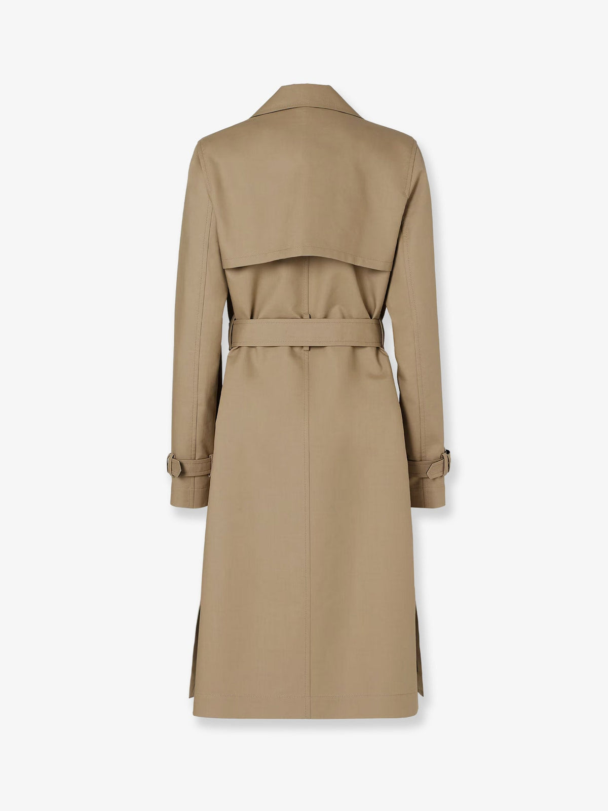 Fendi Women Midi Trench Coat In Mackintosh Fabric FENDI