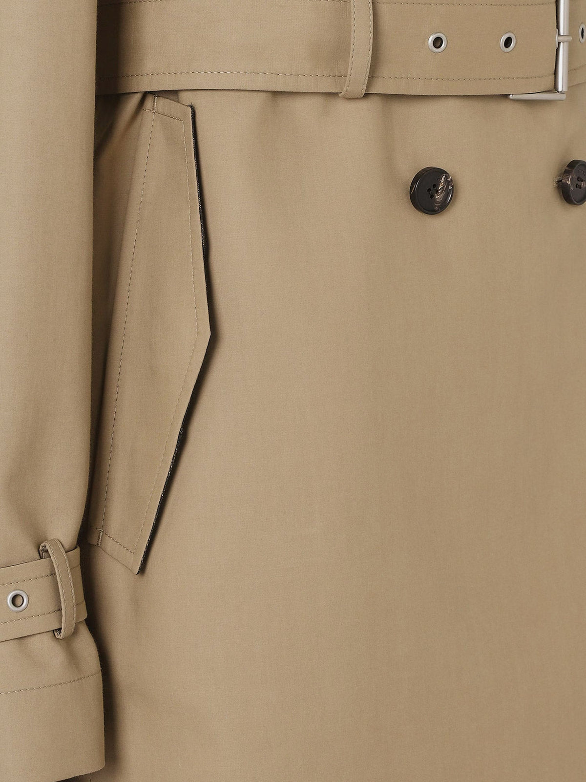 Fendi Women Midi Trench Coat In Mackintosh Fabric FENDI