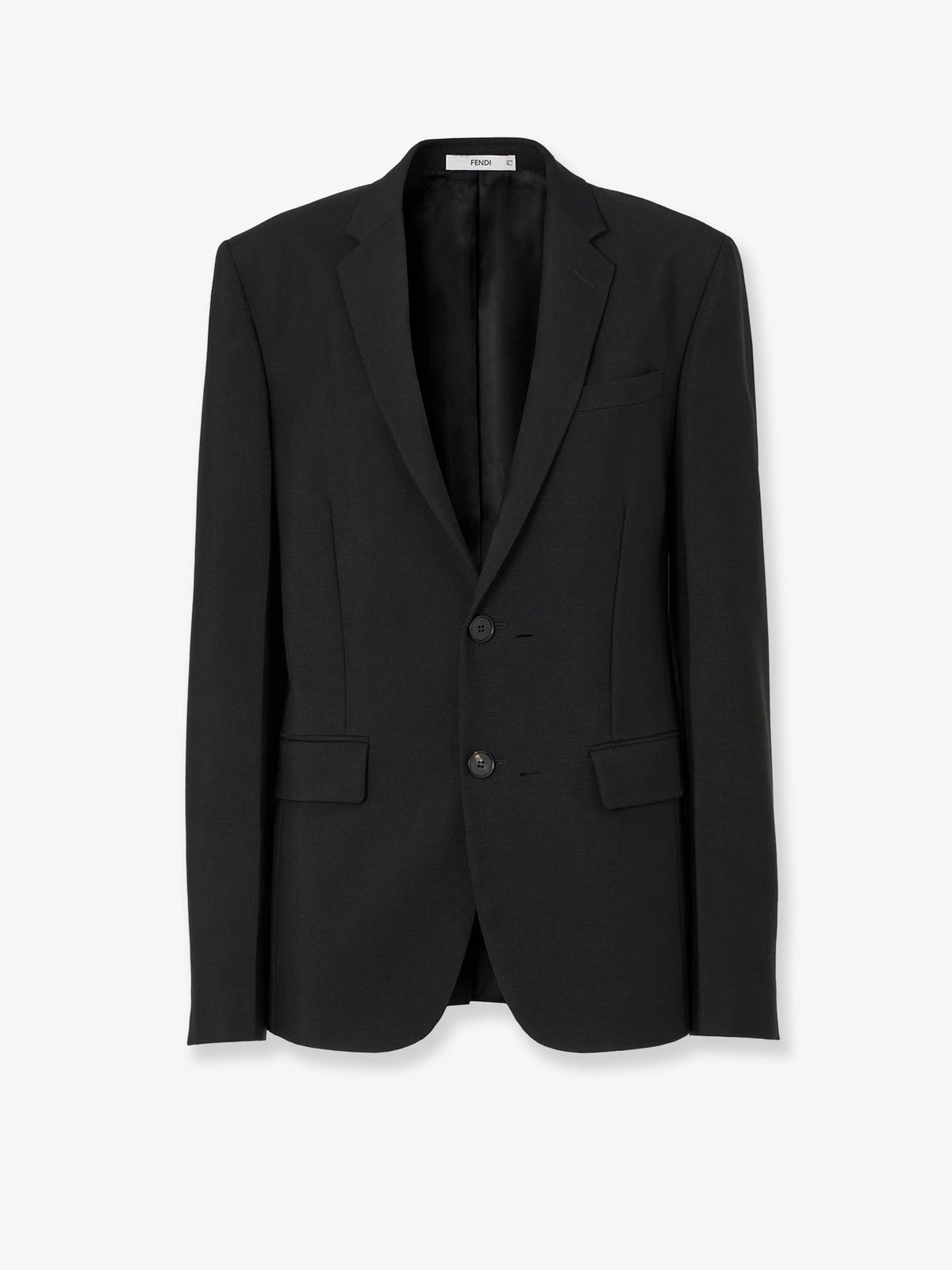 Fendi Women Black Kid Mohair Blazer FENDI