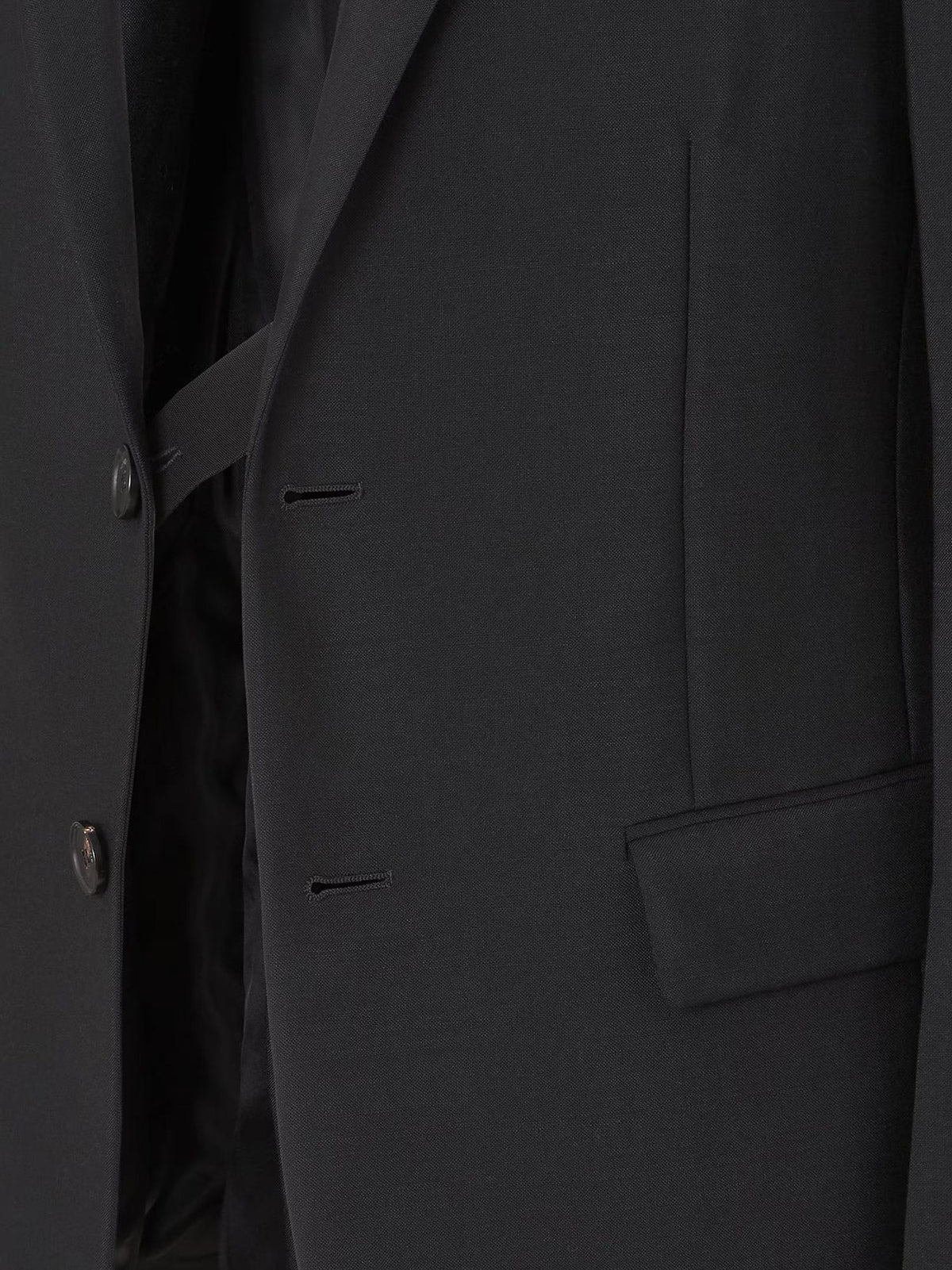 Fendi Women Black Kid Mohair Blazer FENDI