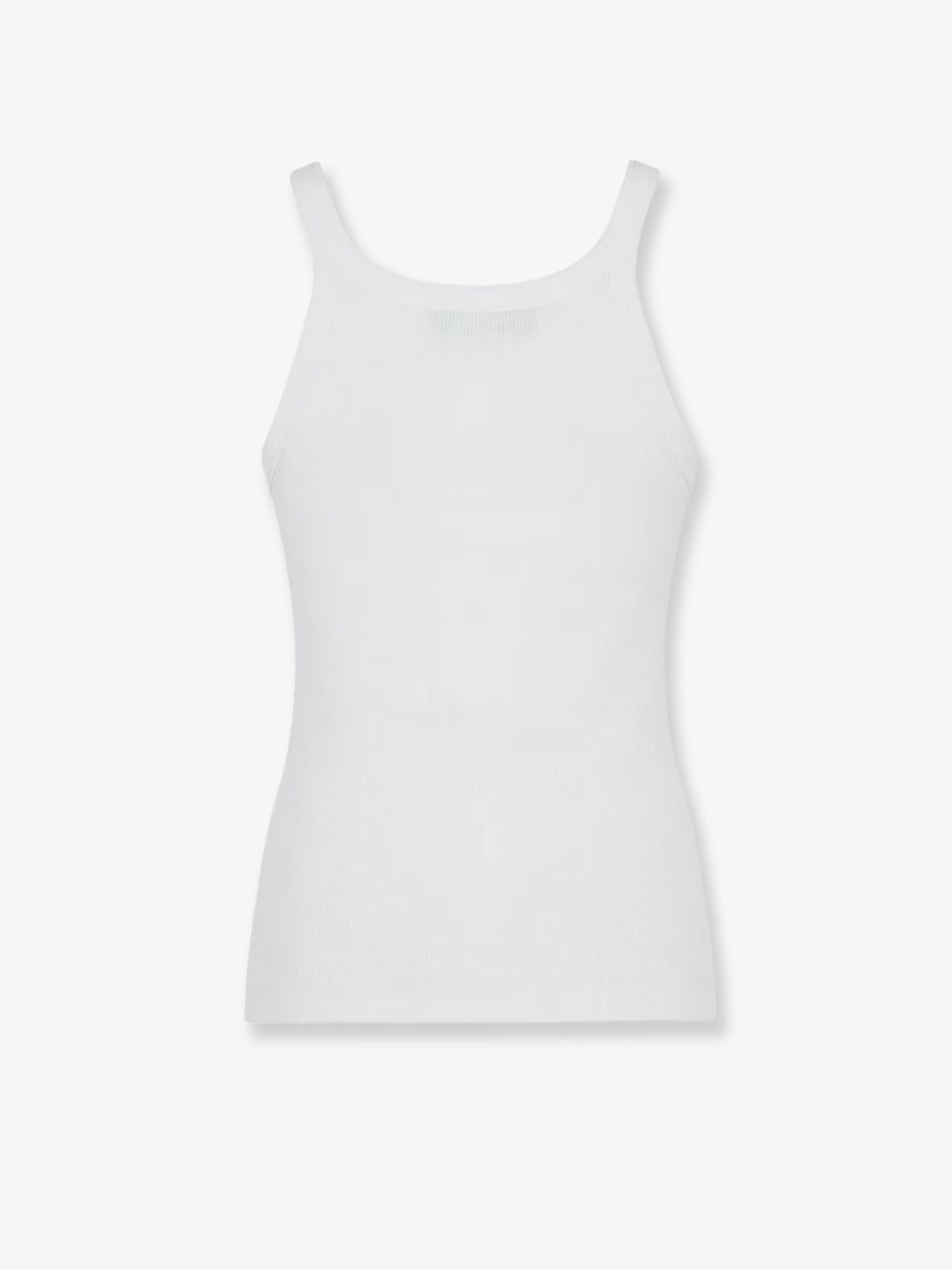 Fendi Women Ribbed Cotton Tank Top FENDI