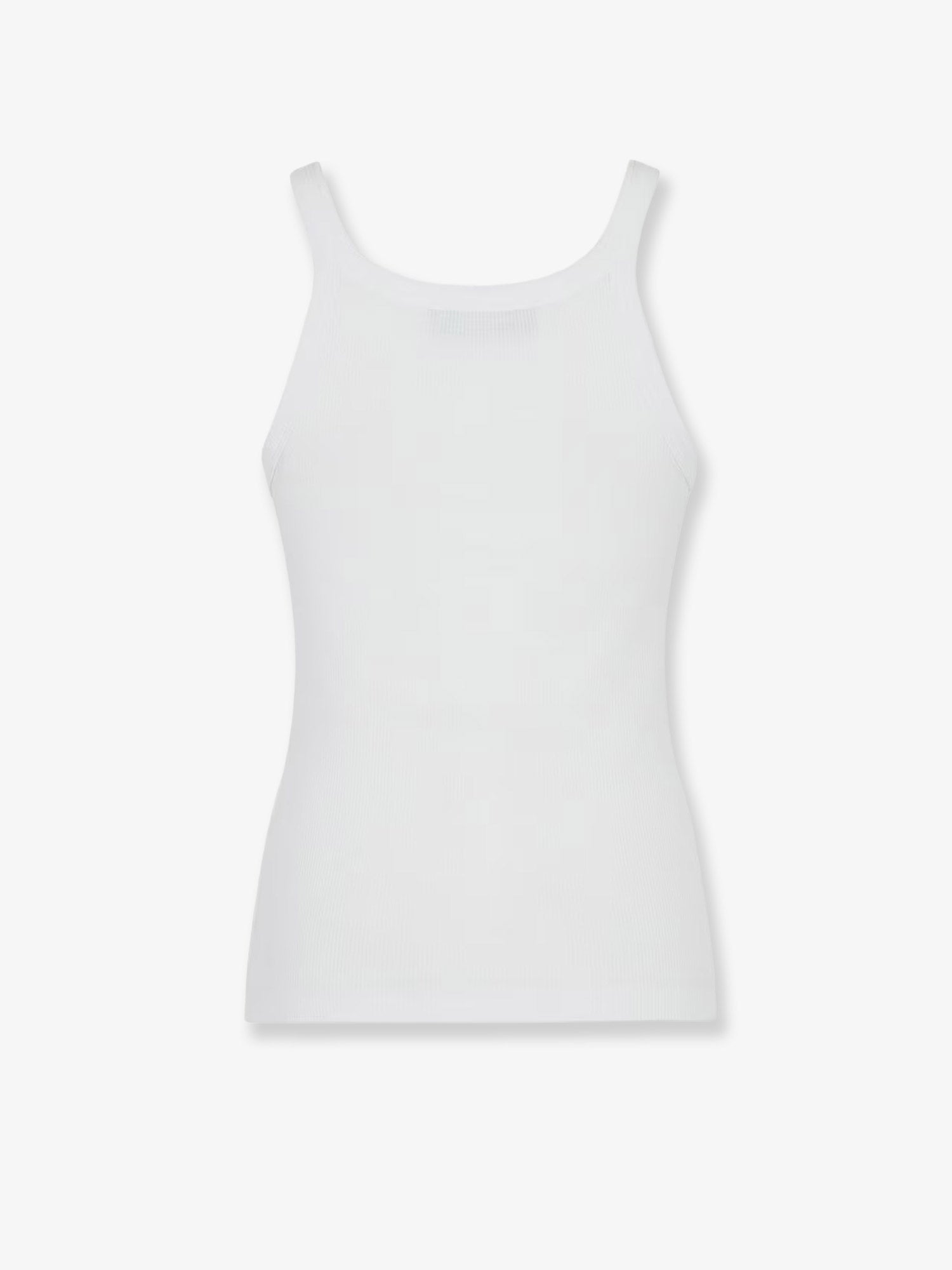 Fendi Women Ribbed Cotton Tank Top FENDI