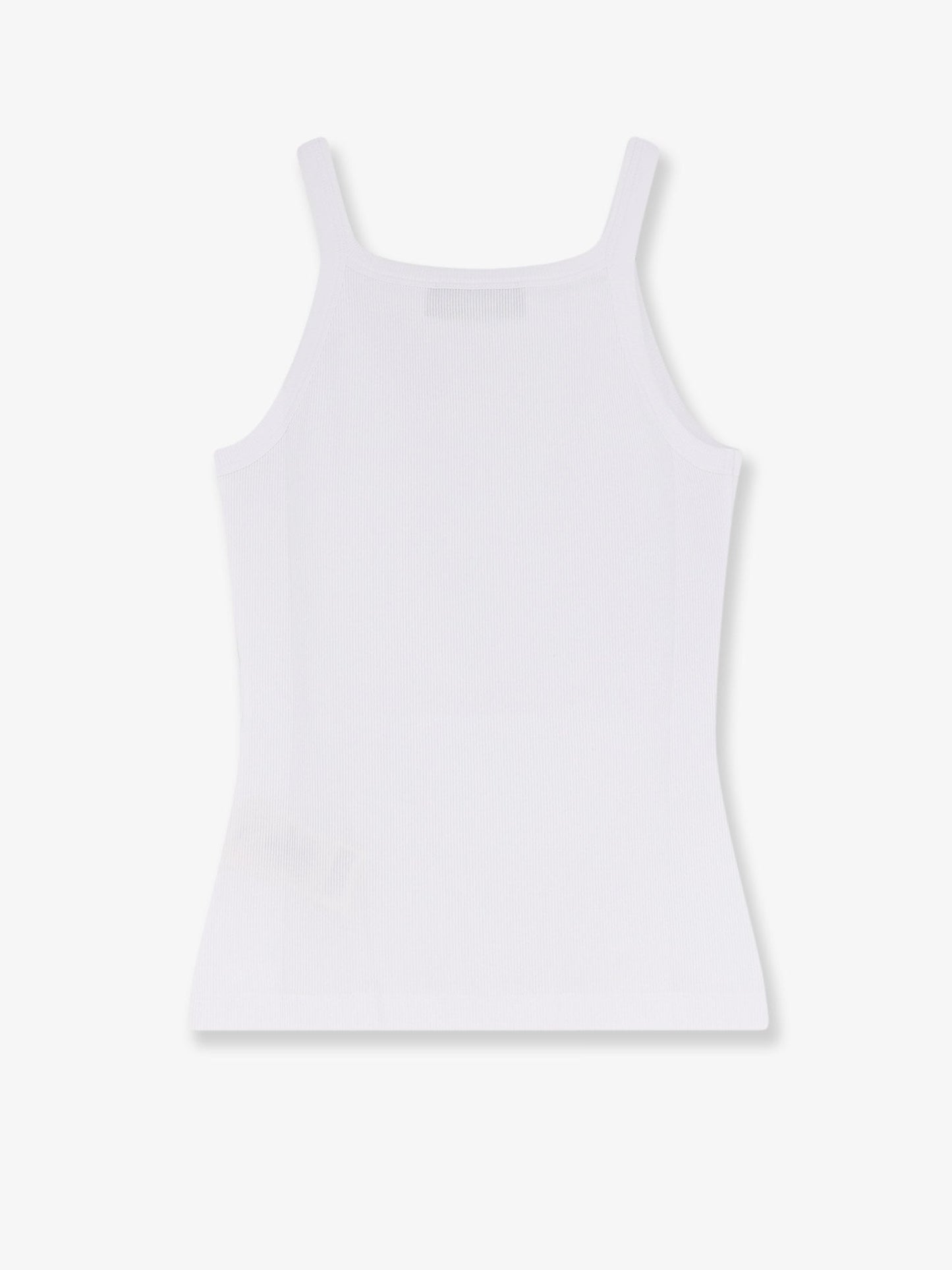 Fendi Women Ribbed Cotton Tank Top FENDI