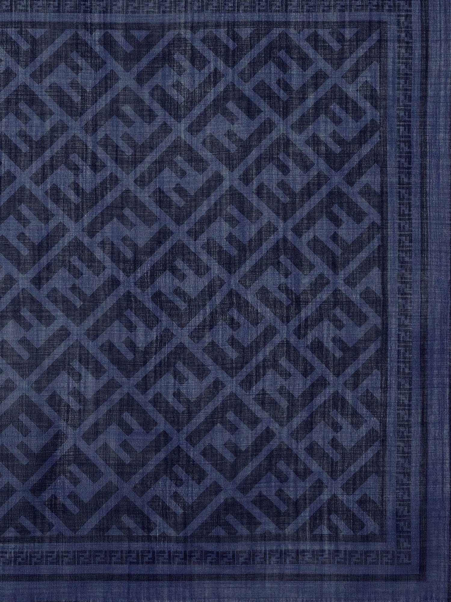 Fendi Men Wool And Silk Scarf FENDI
