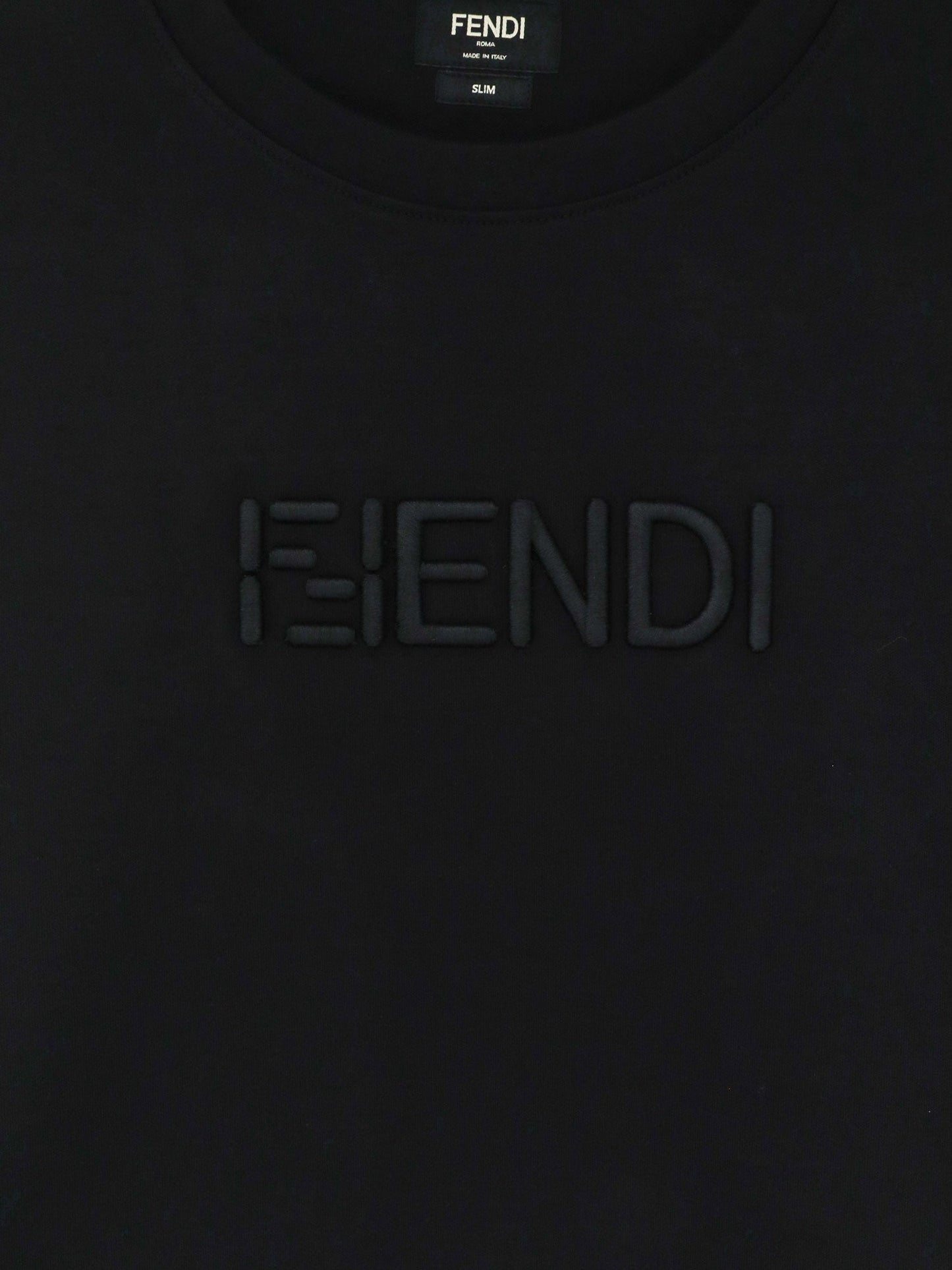 Fendi Men Slim Fit Cotton T-Shirt FENDI