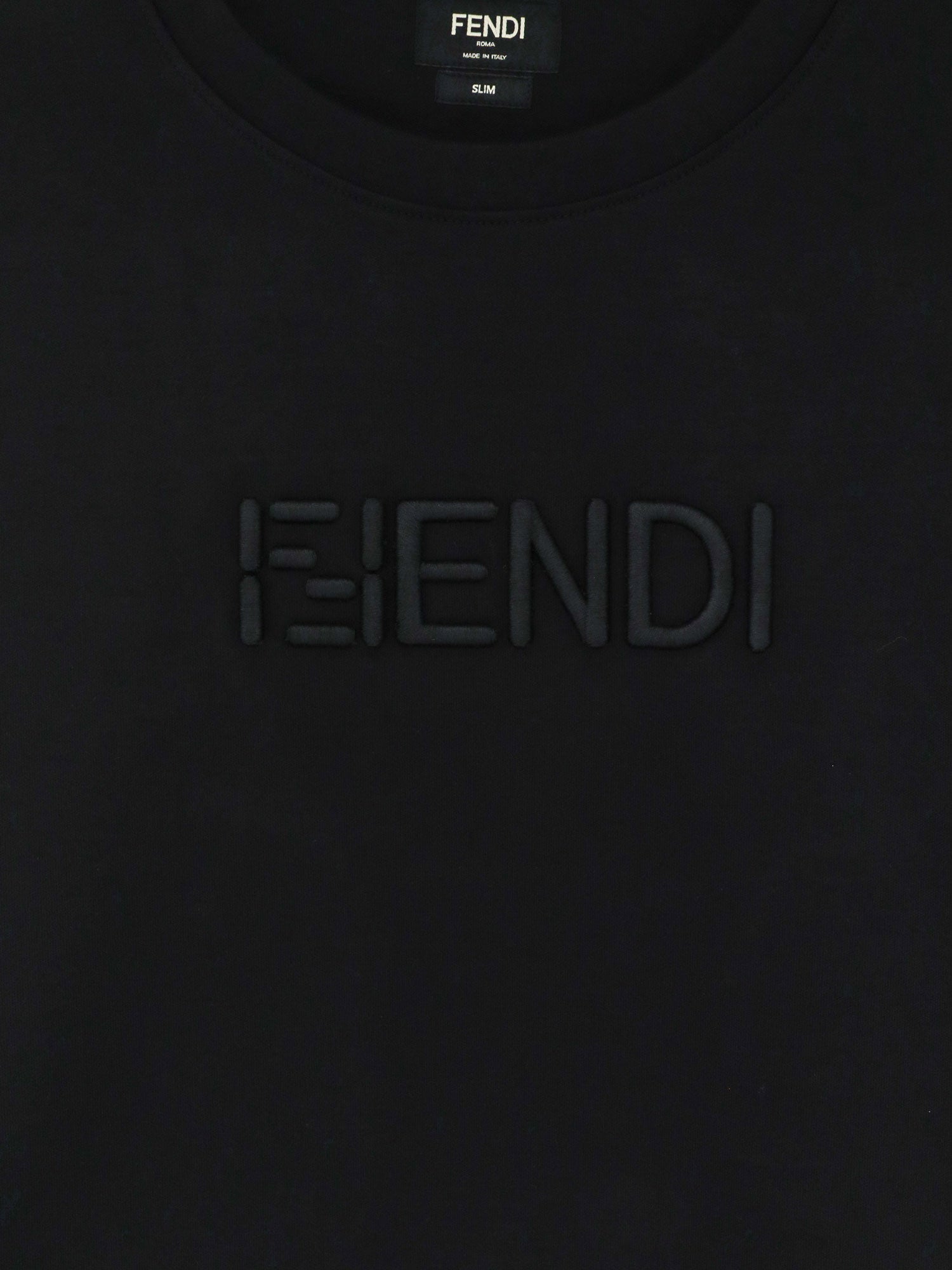 Fendi Men Slim Fit Cotton T-Shirt FENDI
