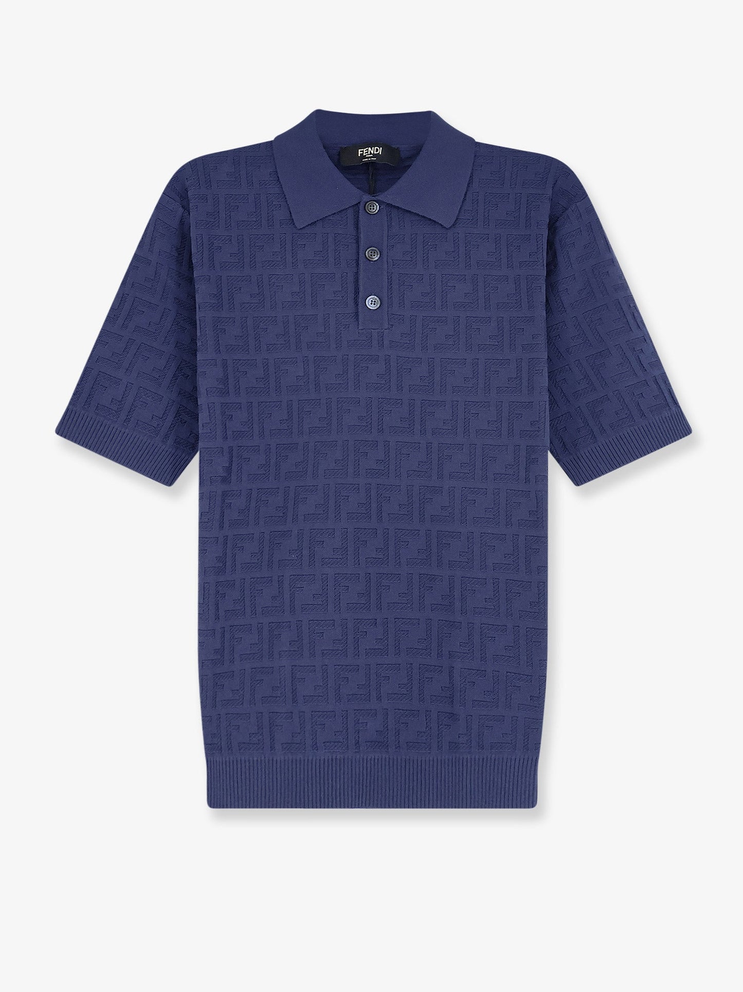 Fendi Men Ff Cotton Polo Shirt FENDI