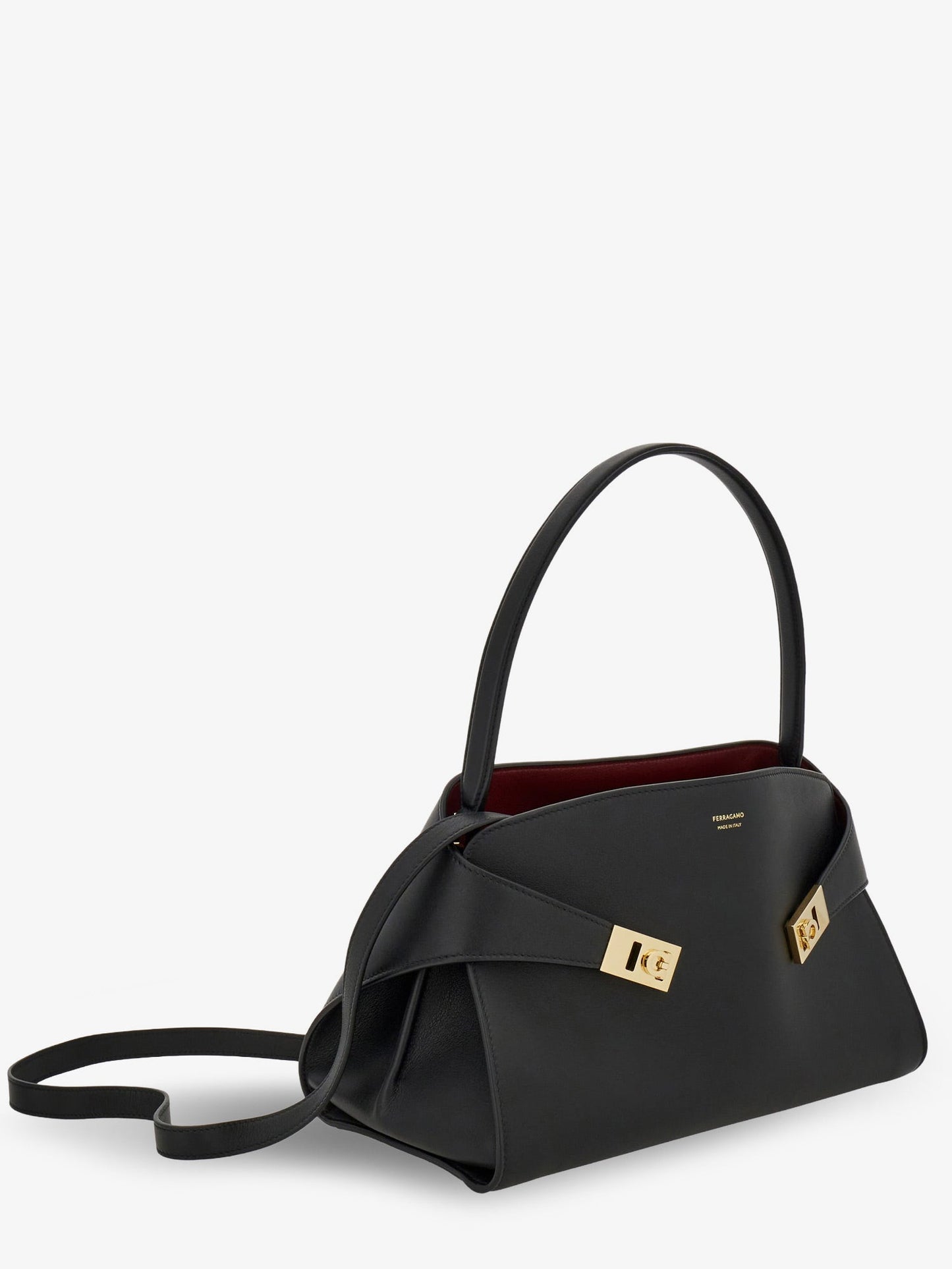 Ferragamo Women Hug Soft M Leather Shoulder Bag FERRAGAMO