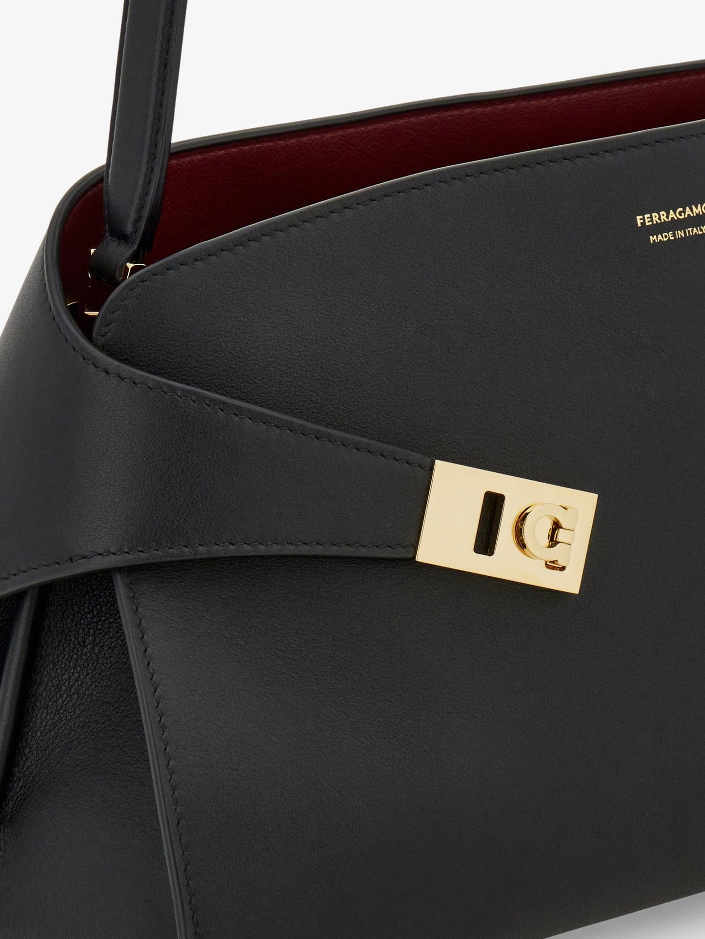 Ferragamo Women Hug Soft M Leather Shoulder Bag FERRAGAMO