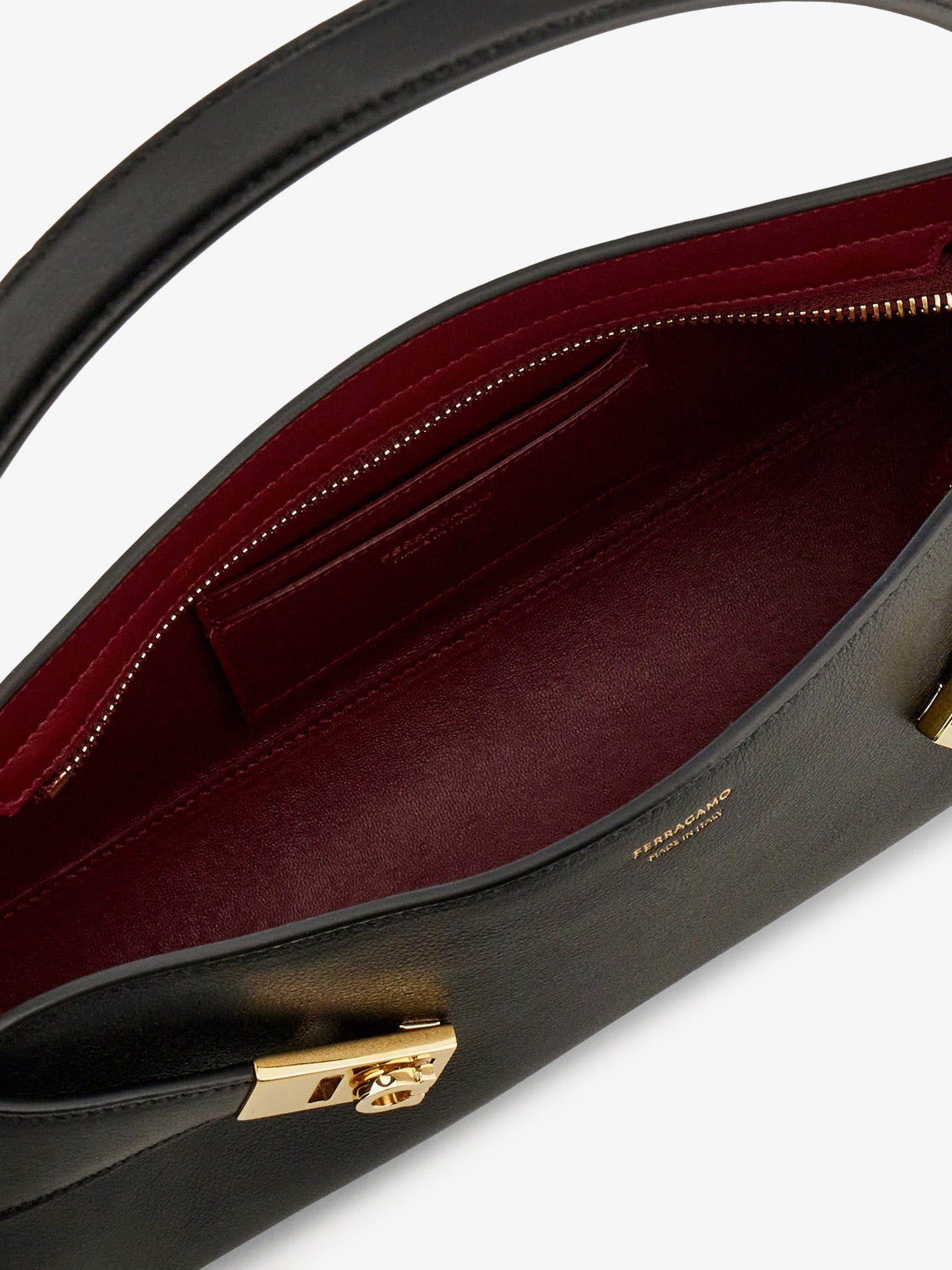 Ferragamo Women Hug East-West Leather Shoulder Bag FERRAGAMO