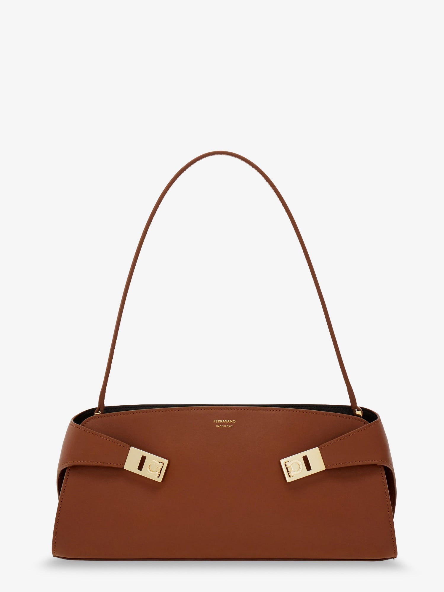 Ferragamo Women Hug East-West Leather Shoulder Bag FERRAGAMO