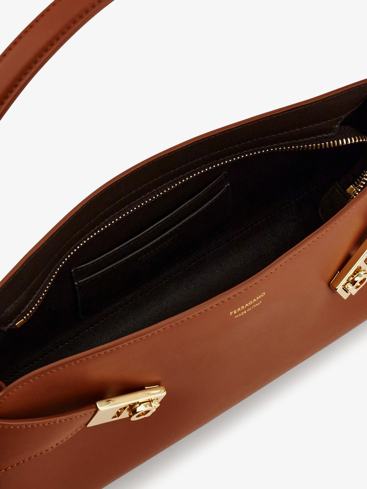 Ferragamo Women Hug East-West Leather Shoulder Bag FERRAGAMO