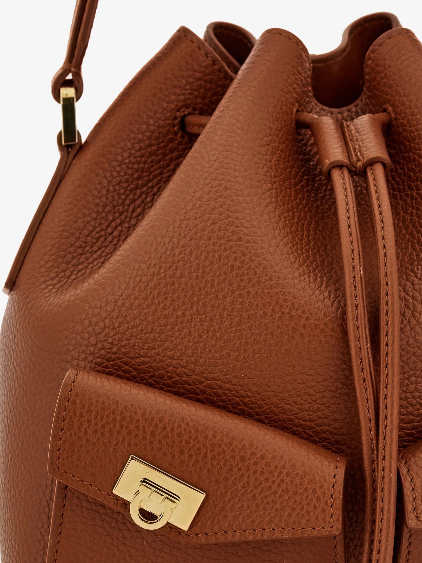 Ferragamo Women Leather Bucket Bag FERRAGAMO