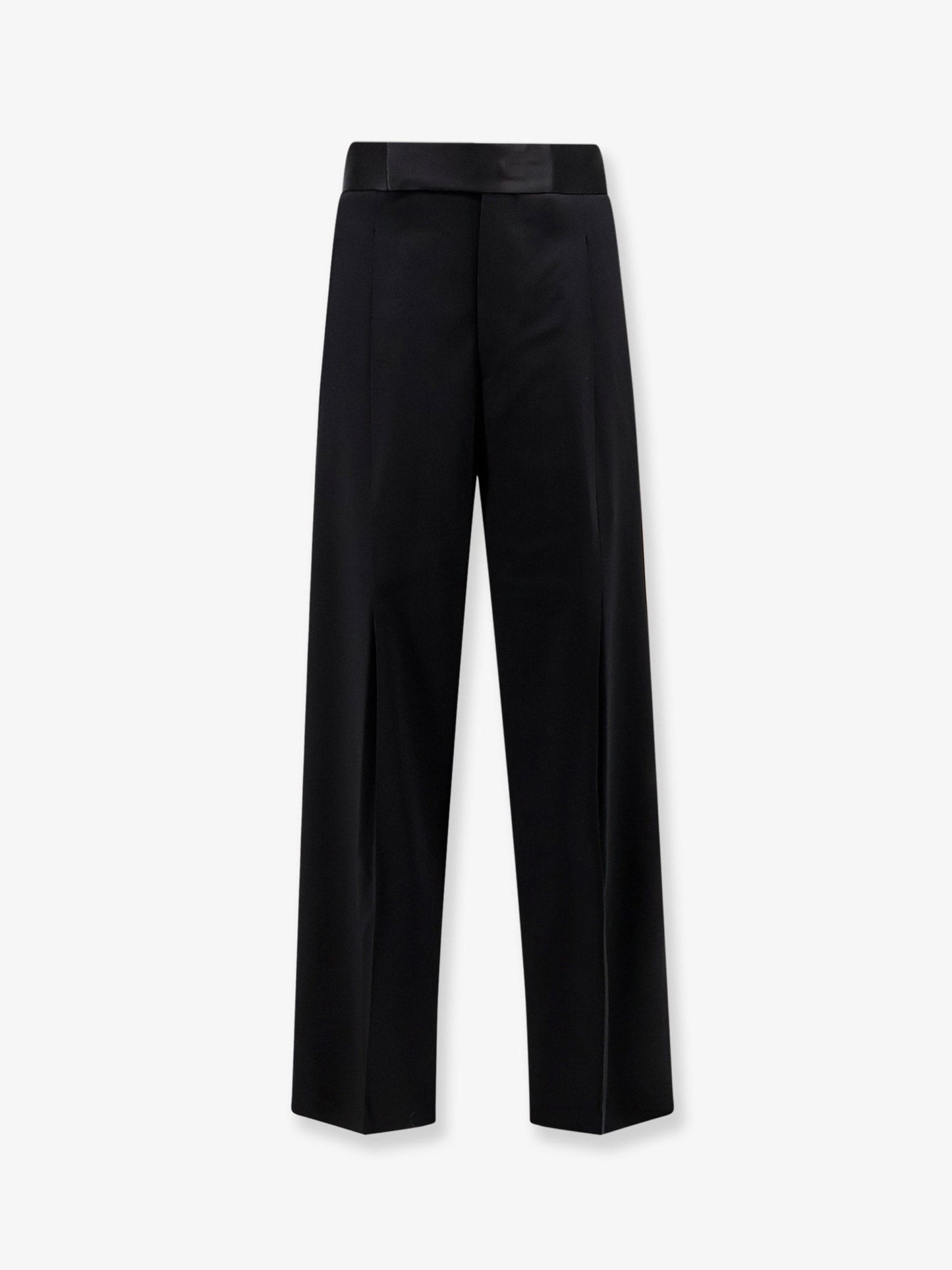Giorgio Armani Men Black Tailored Wool Trousers GIORGIO ARMANI