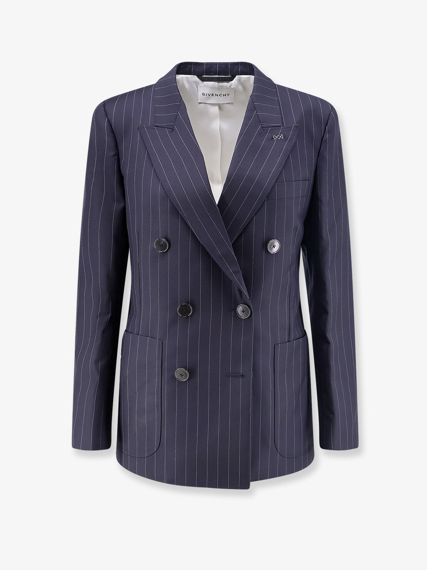 Givenchy Women Double-Breasted Wool Blazer GIVENCHY
