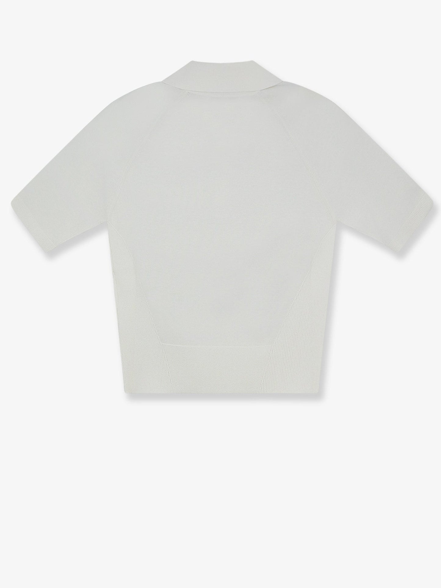 Givenchy Women Cropped Cotton And Silk Polo Shirt
