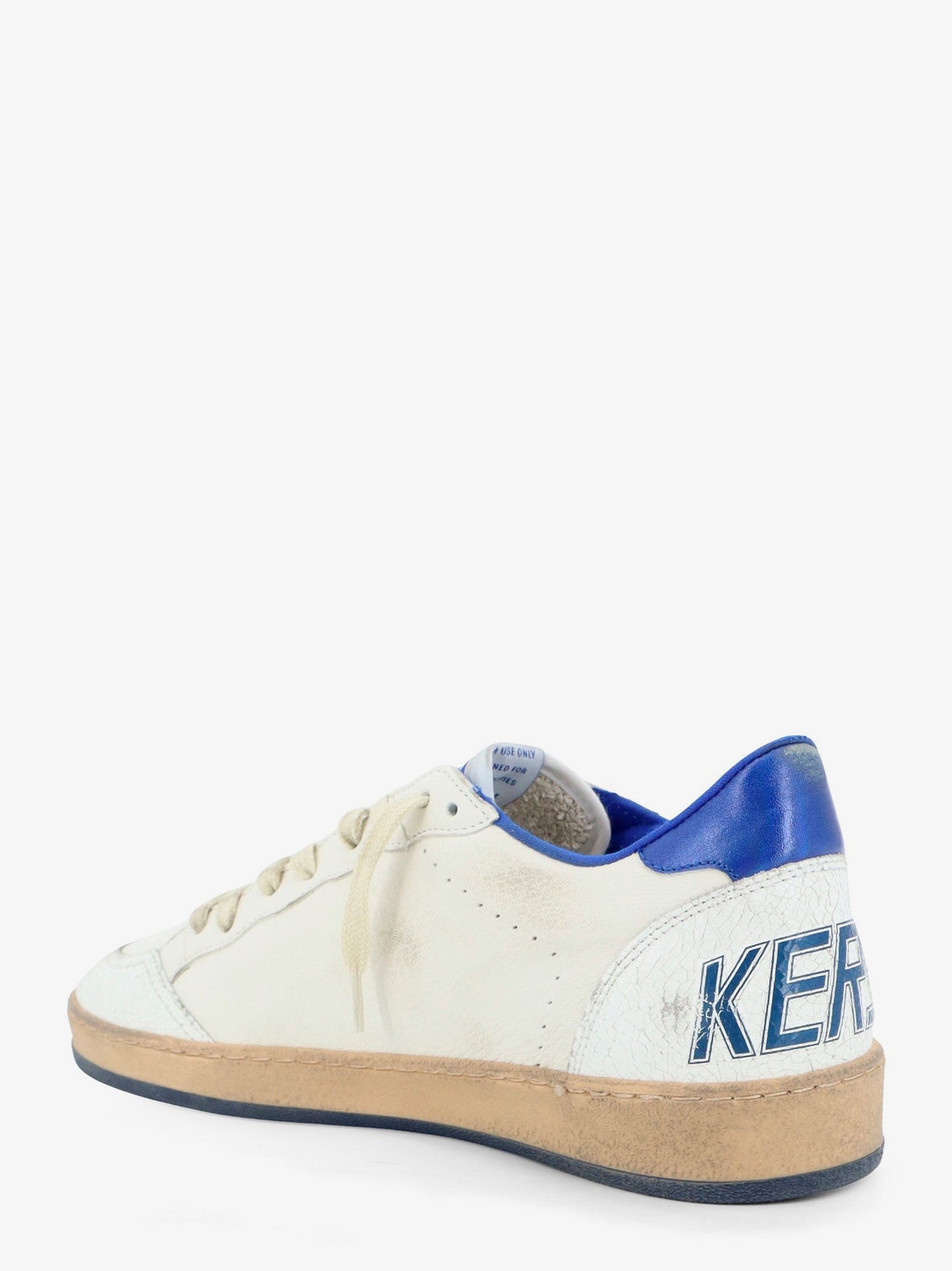 Golden Goose Deluxe Brand Men Ballstar Leather Sneakers With Iconic Side Logo GOLDEN GOOSE