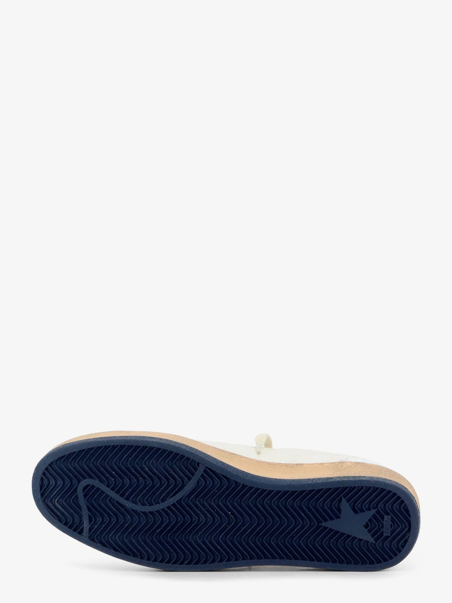Golden Goose Deluxe Brand Men Ballstar Leather Sneakers With Iconic Side Logo GOLDEN GOOSE