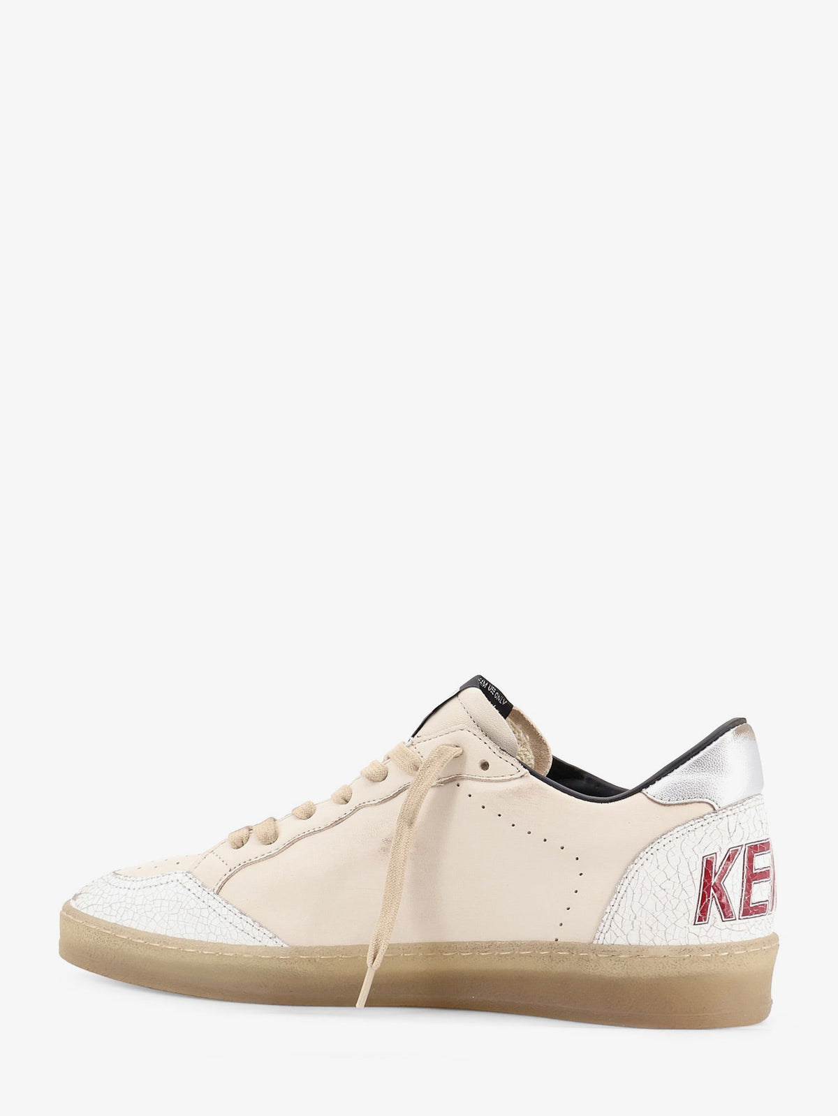 Golden Goose Deluxe Brand Men Ballstar Leather Sneakers With Iconic Side Logo GOLDEN GOOSE