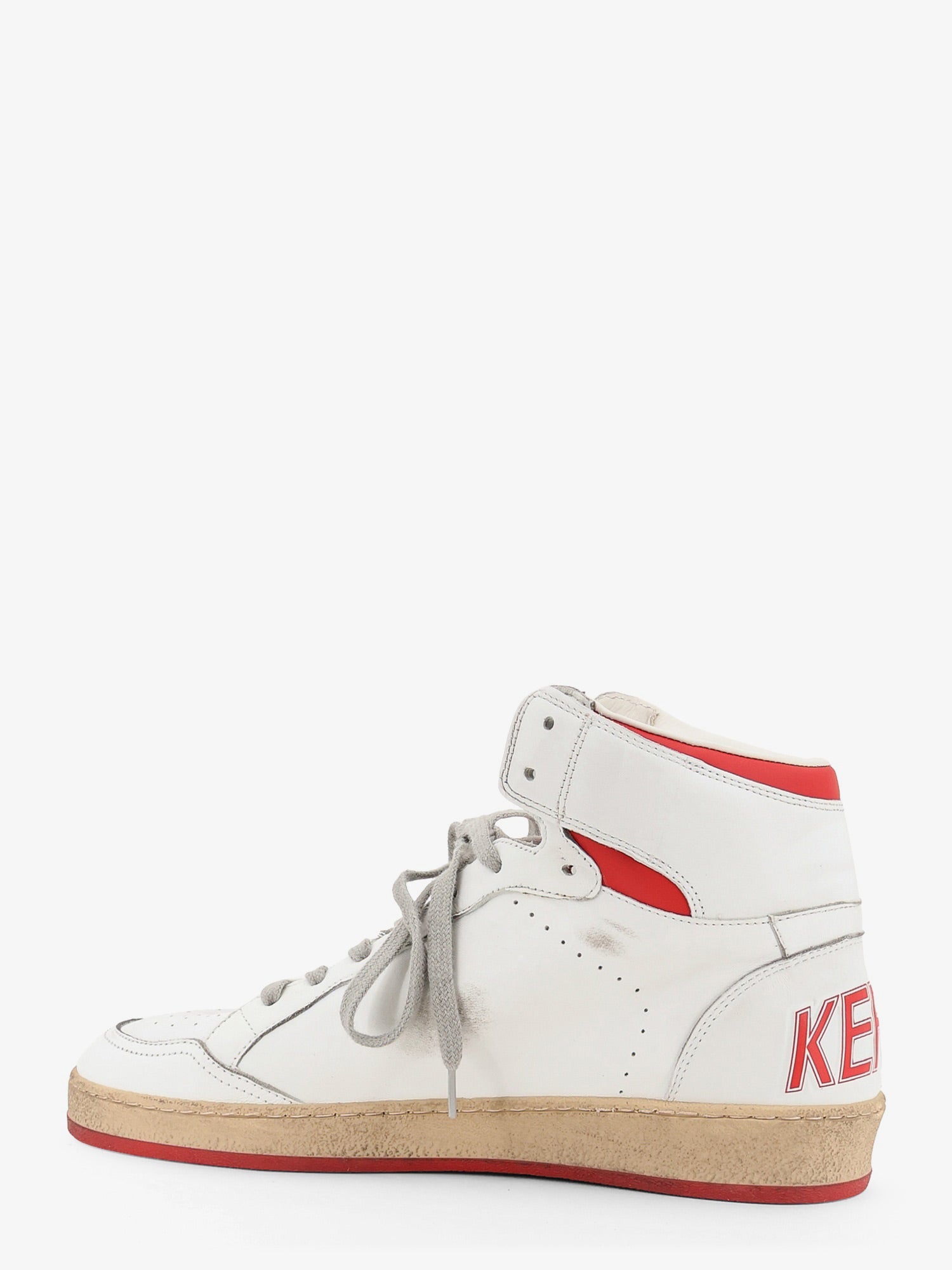 Golden Goose Deluxe Brand Men Sky Star Leather Sneakers With Iconic Side Logo GOLDEN GOOSE