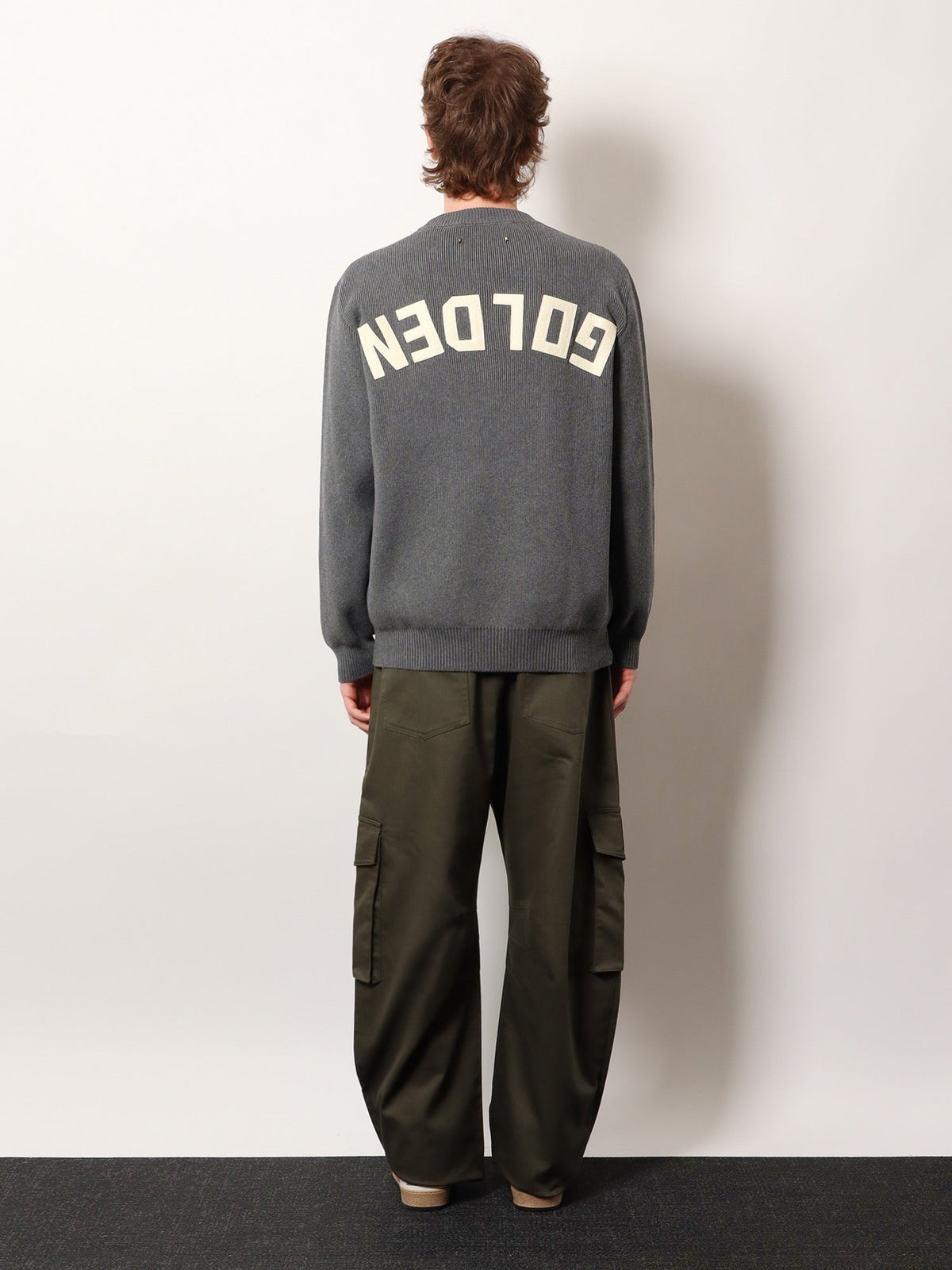 Golden Goose Deluxe Brand Men Davis Ribbed Cotton Sweater GOLDEN GOOSE