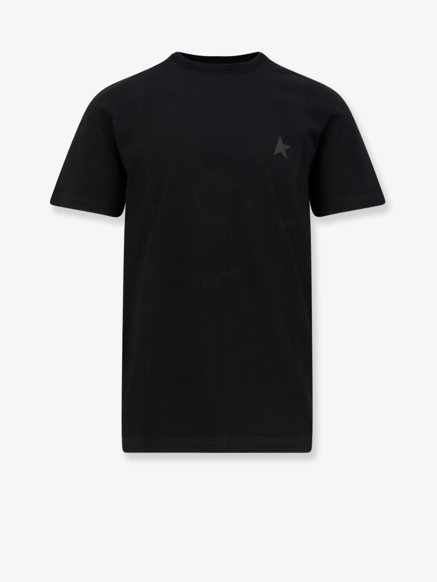 Golden Goose Deluxe Brand Men Cotton T-Shirt With Logo Print GOLDEN GOOSE