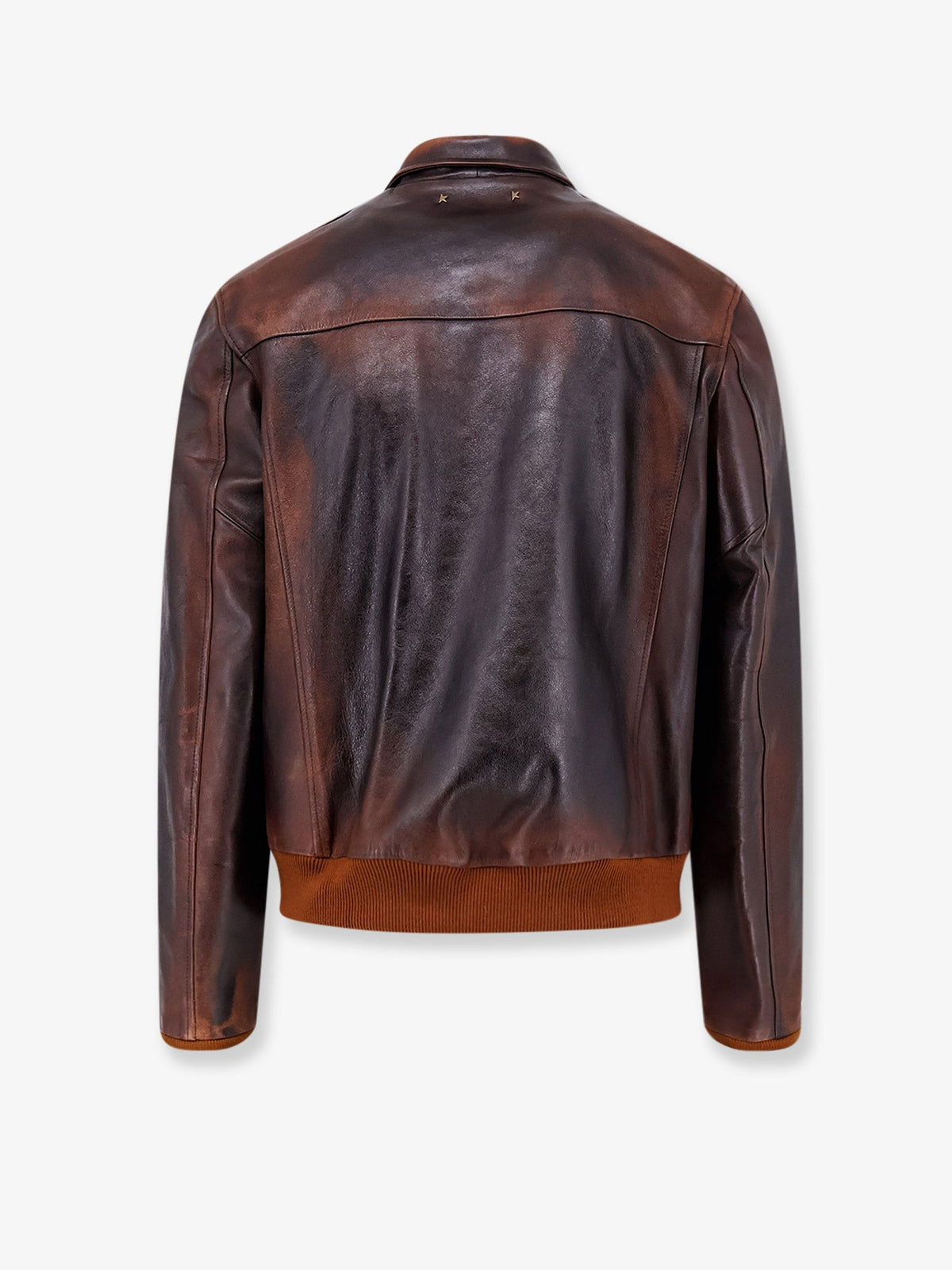 Golden Goose Deluxe Brand Men Archive Distressed Effect Leather Jacket GOLDEN GOOSE