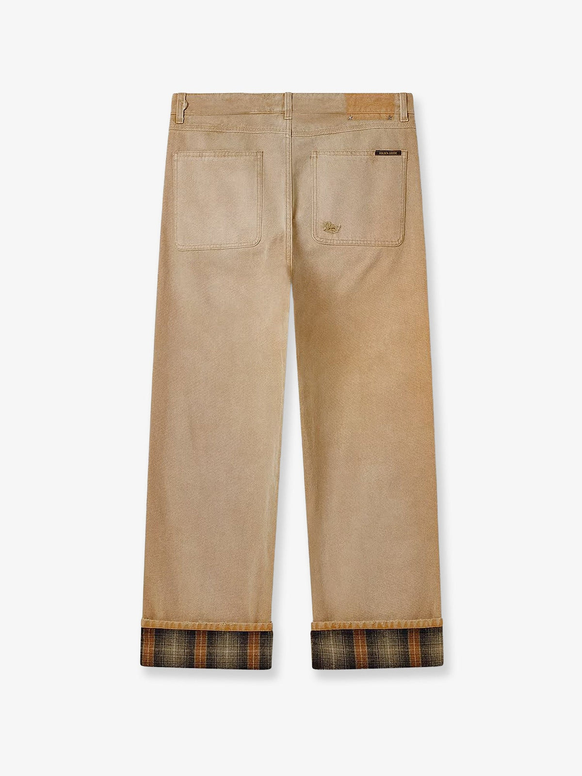 Golden Goose Deluxe Brand Men Russel Panama Vintage Cotton Trousers GOLDEN GOOSE