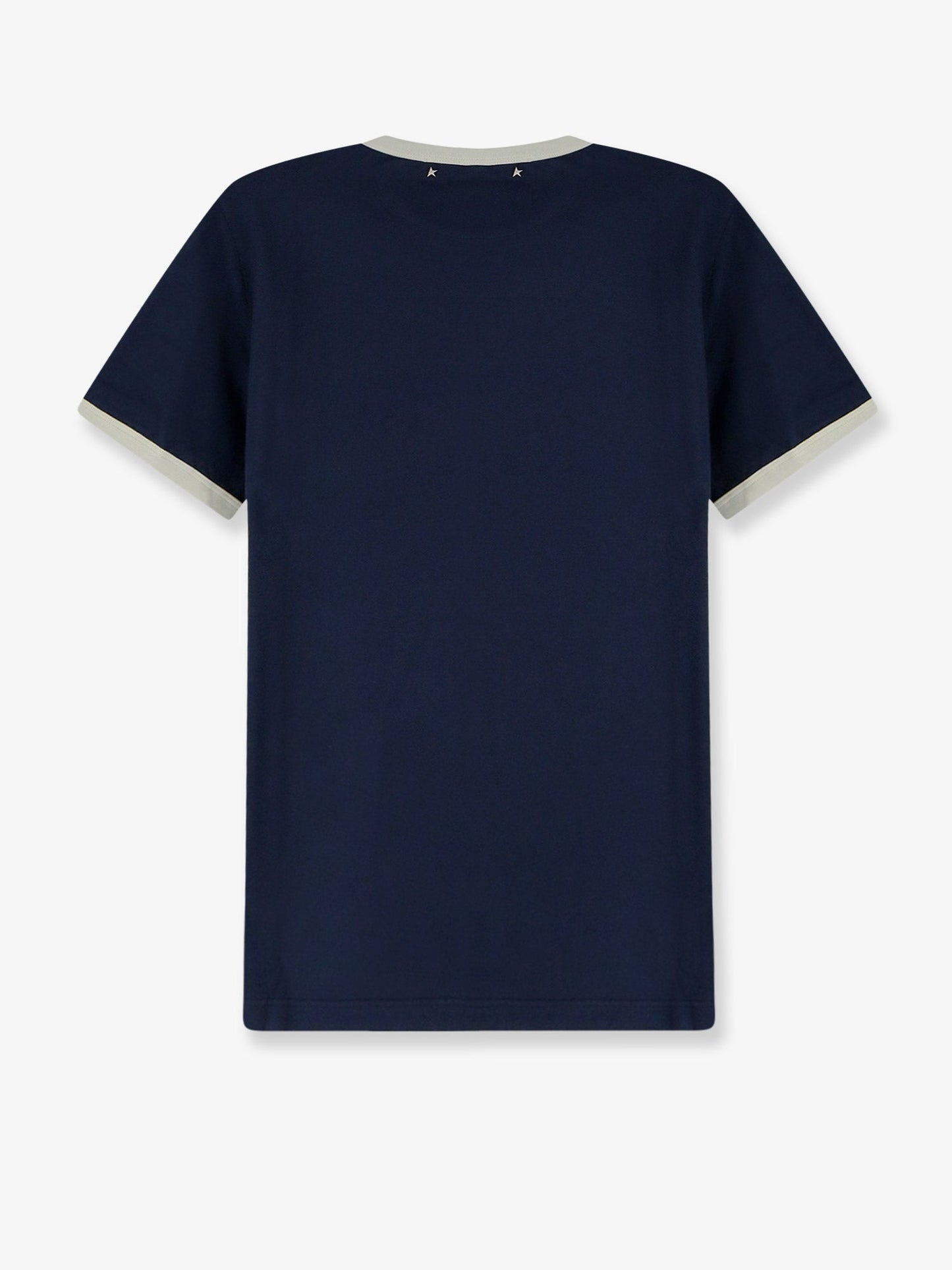 Golden Goose Deluxe Brand Men Cotton T-Shirt With Printed Logo On The Front GOLDEN GOOSE