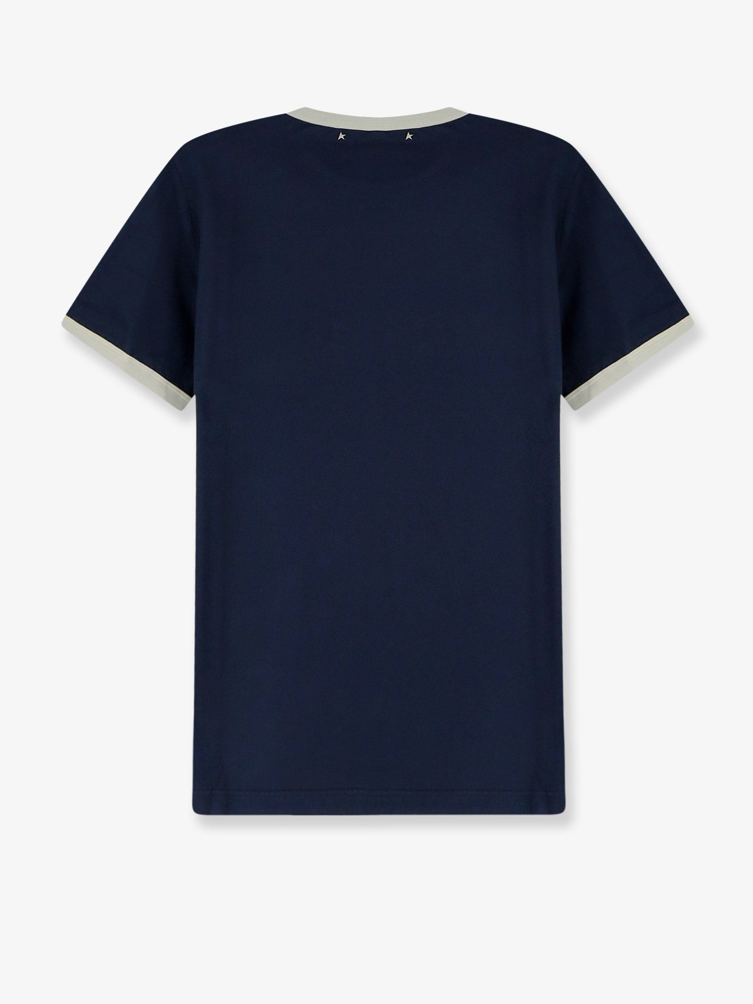 Golden Goose Deluxe Brand Men Cotton T-Shirt With Printed Logo On The Front GOLDEN GOOSE