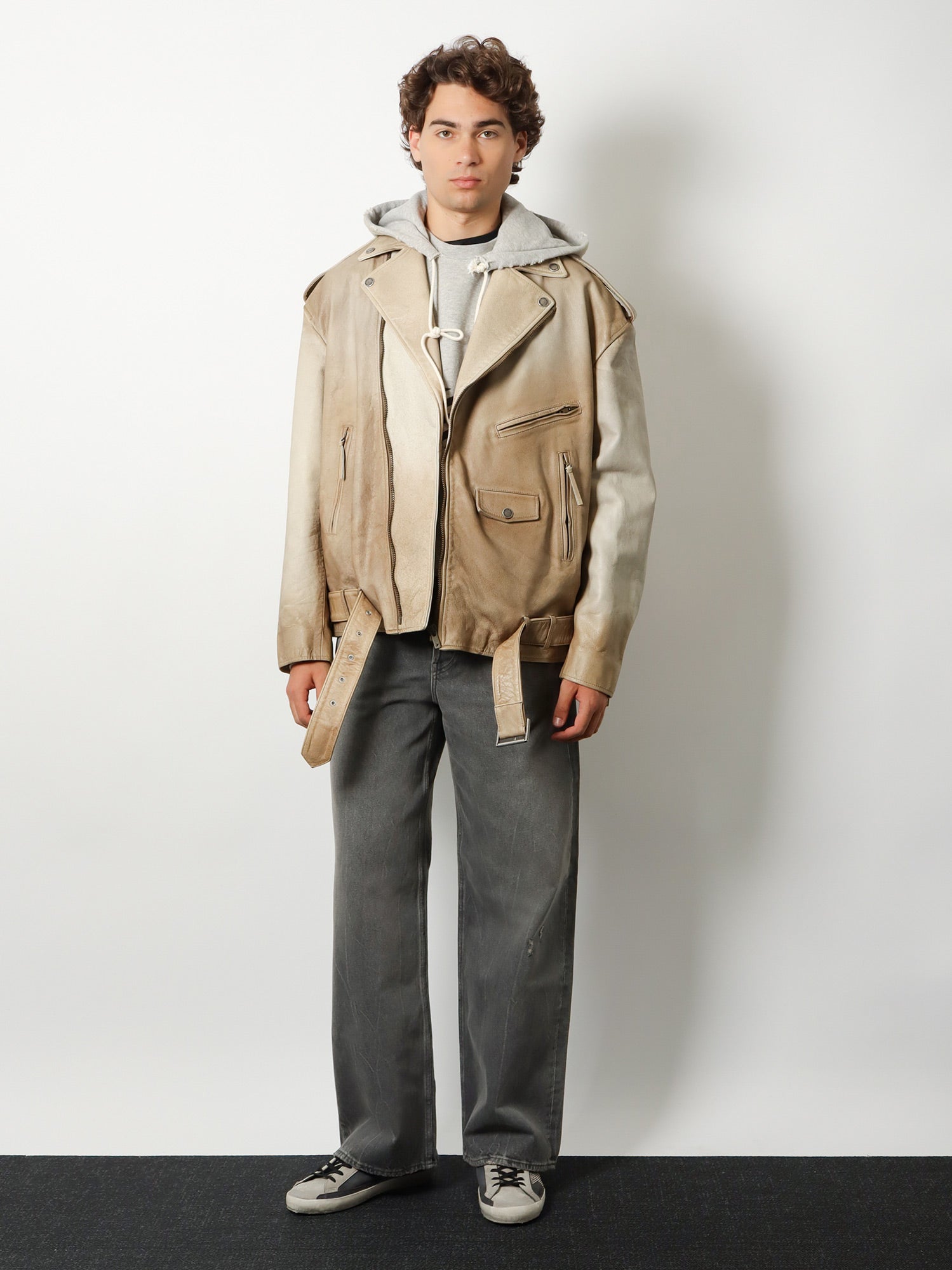 Golden Goose Deluxe Brand Men Phoebe Over Leather Jacket GOLDEN GOOSE