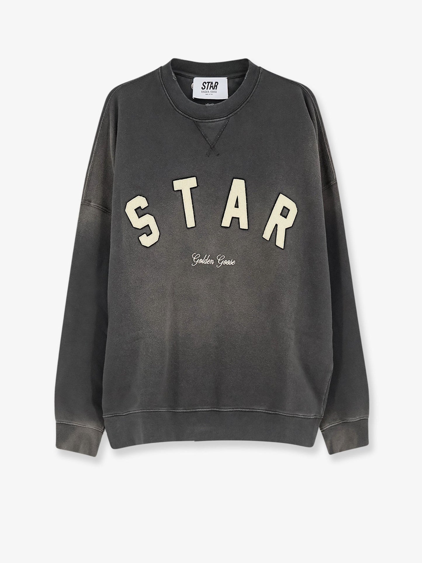 Golden Goose Deluxe Brand Unisex Cotton Sweatshirt With Front Logo GOLDEN GOOSE