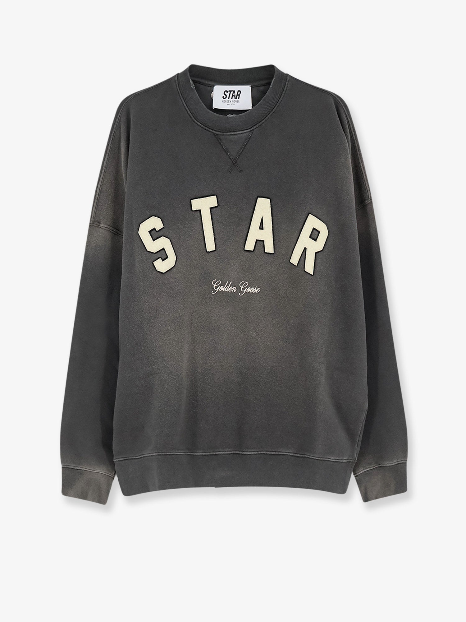 Golden Goose Deluxe Brand Unisex Cotton Sweatshirt With Front Logo GOLDEN GOOSE
