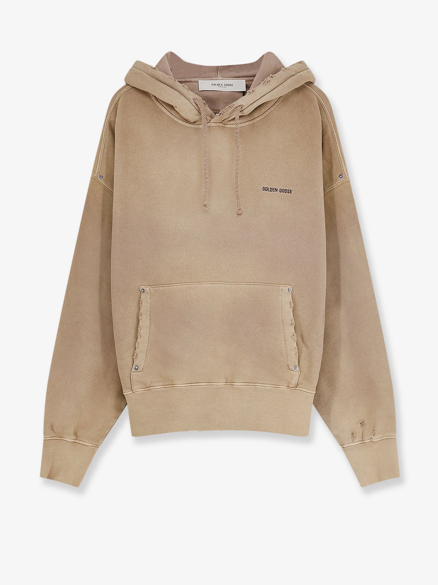 Golden Goose Deluxe Brand Unisex Cotton Sweatshirt With Front Embroidered Logo GOLDEN GOOSE