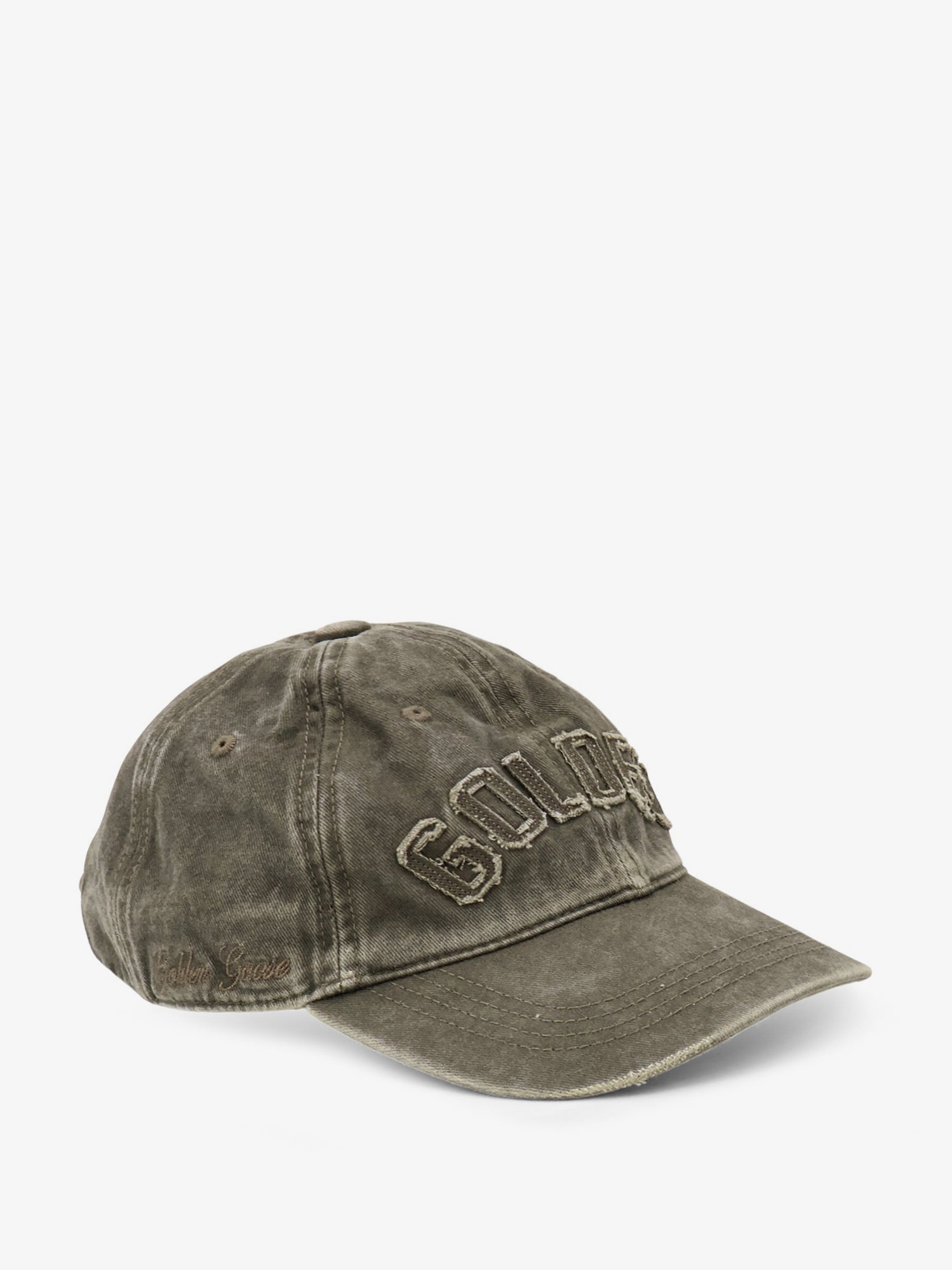 Golden Goose Deluxe Brand Men Decostructed Washed Cotton Baseball Cap GOLDEN GOOSE