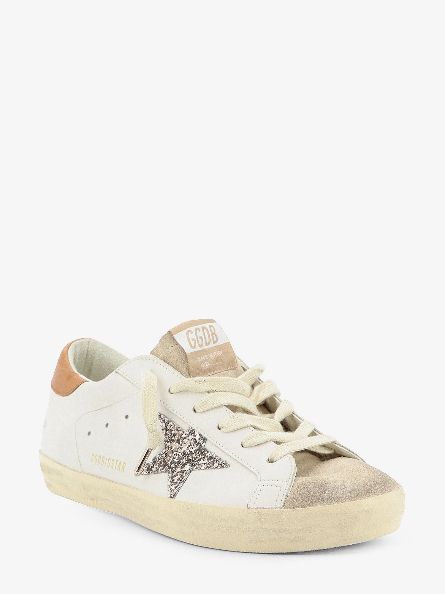 Golden Goose Deluxe Brand Women Super-Star Leather Sneakers With Iconic Side Logo GOLDEN GOOSE