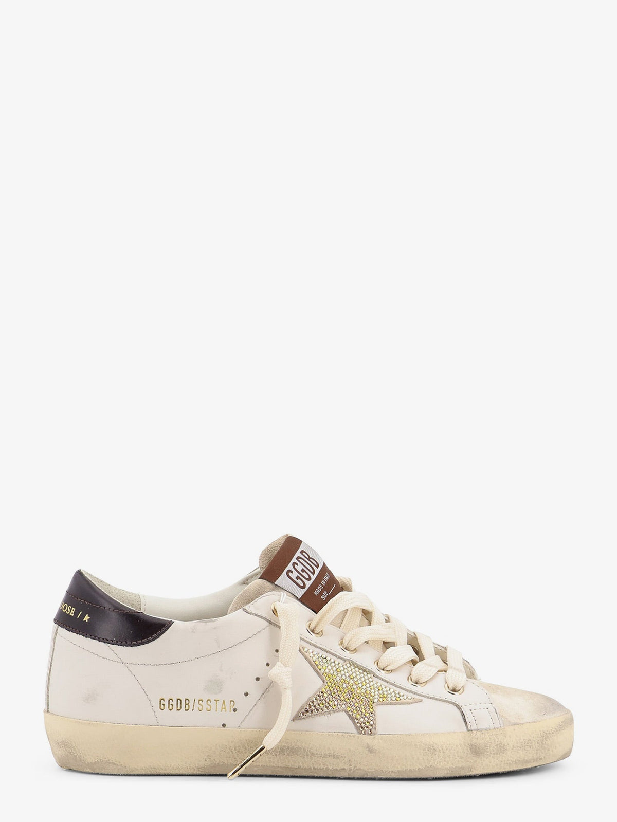 Golden Goose Deluxe Brand Women Super-Star Leather Sneakers With Iconic Side Logo GOLDEN GOOSE