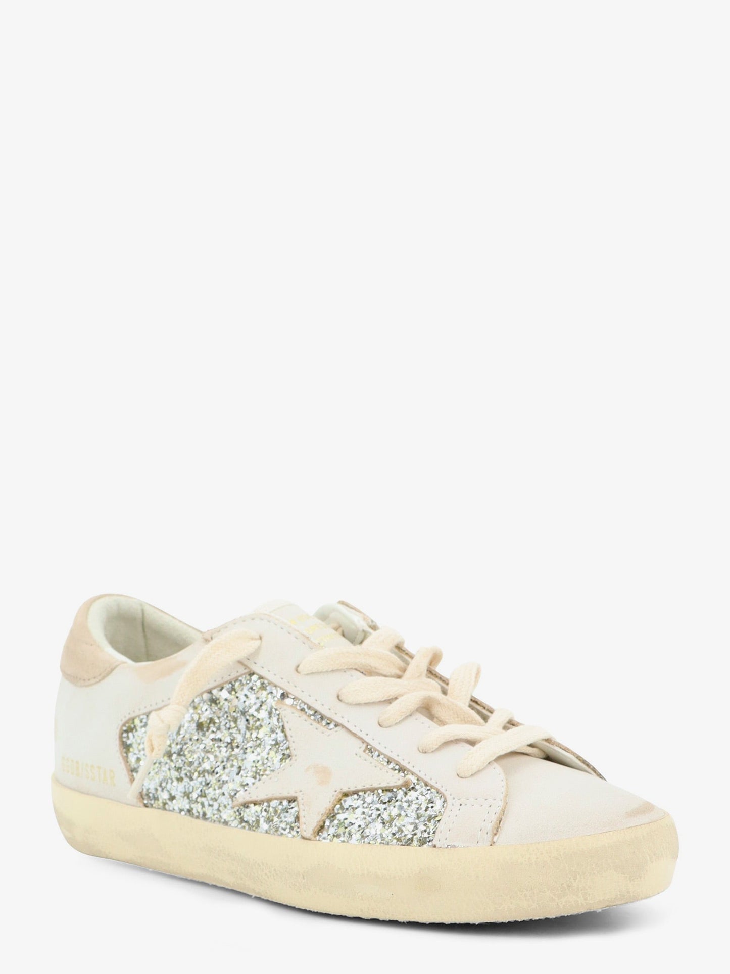 Golden Goose Deluxe Brand Women Superstar Leather Sneakers With All-Over Glitter Pattern GOLDEN GOOSE