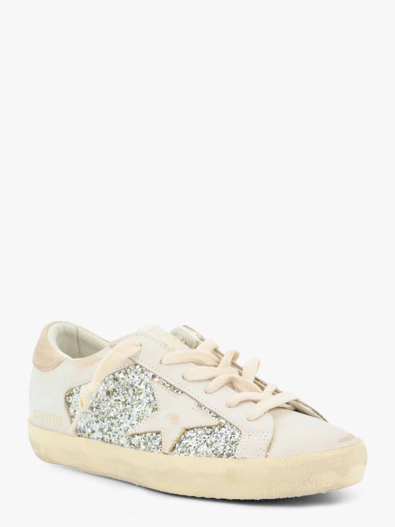 Golden Goose Deluxe Brand Women Superstar Leather Sneakers With All-Over Glitter Pattern GOLDEN GOOSE